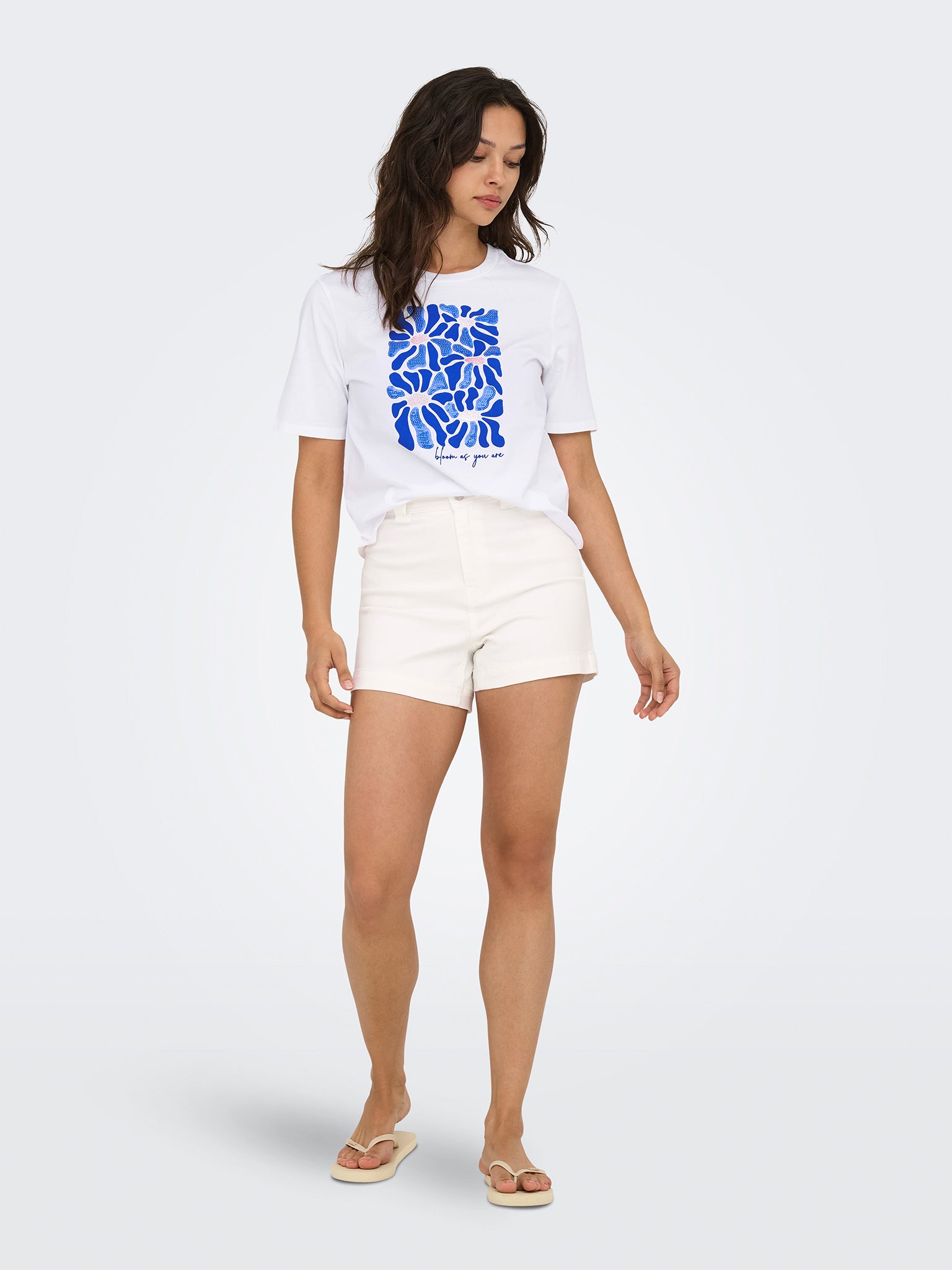 Γυναικείο t-shirt ONLRITA S/S FLOWER TOP BOX JRS 15351631 | 15351631