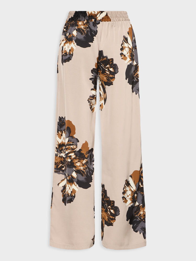 Γυναικεία παντελόνα φλοράλ BYJANNIKE WIDE PANTS 20818138 | 20818138