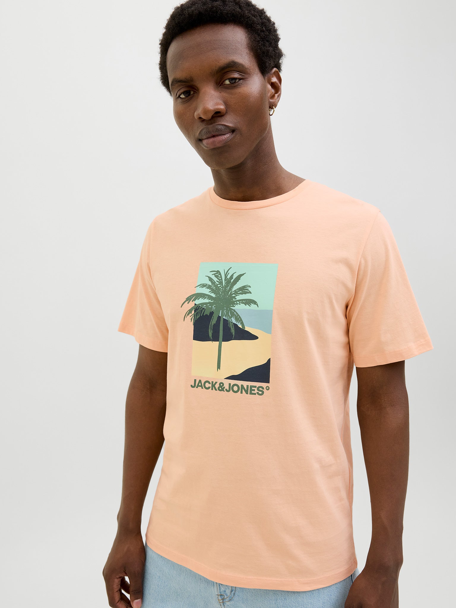 Ανδρικό t-shirt JJBARBADOS TEE SS CREW NECK 12269416 | 12269416