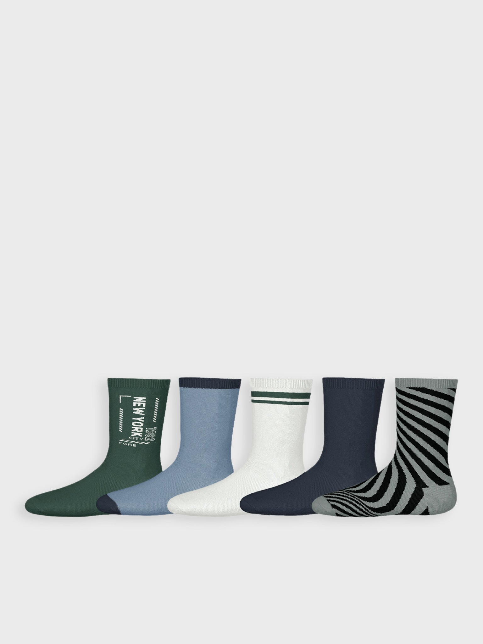 Εφηβικές κάλτσες σετ 5 τεμ NKMVAKS 5P SOCK 13225030 | 13225030