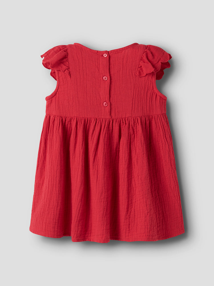 Παιδικό φόρεμα γκοφρέ NMFJULITA CAPSL DRESS 13256649 | 13256649