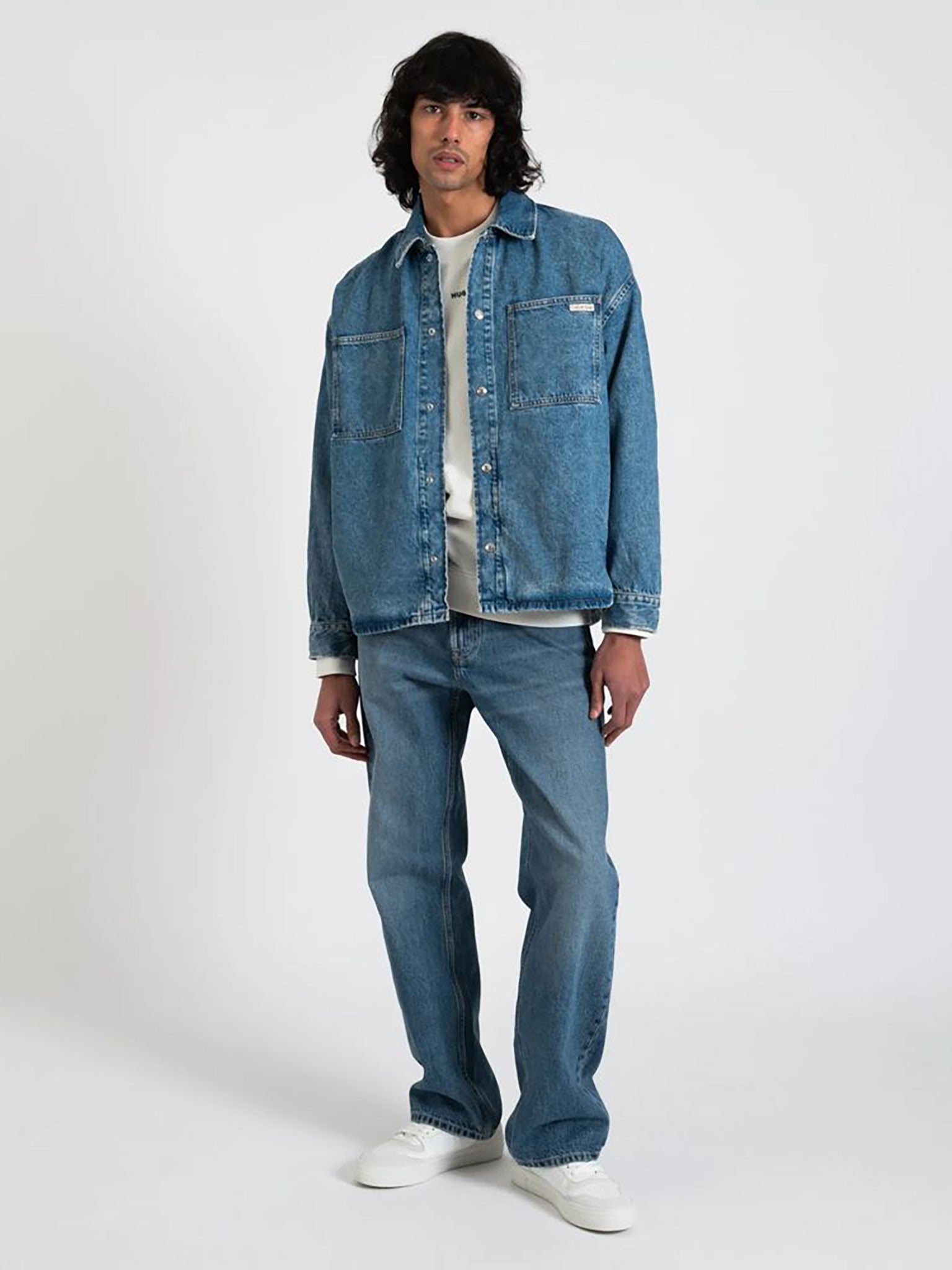 Ανδρικό πουκάμισο REGULAR DENIM SHIRT J30J3270221AP | J30J3270221AP