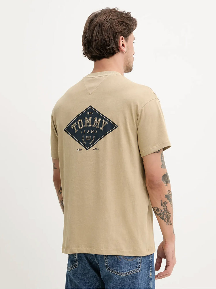 Ανδρικό t-shirt TJM RLX VARSITY GRAPHICS TEE DM0DM20806ACT | DM0DM20806ACT