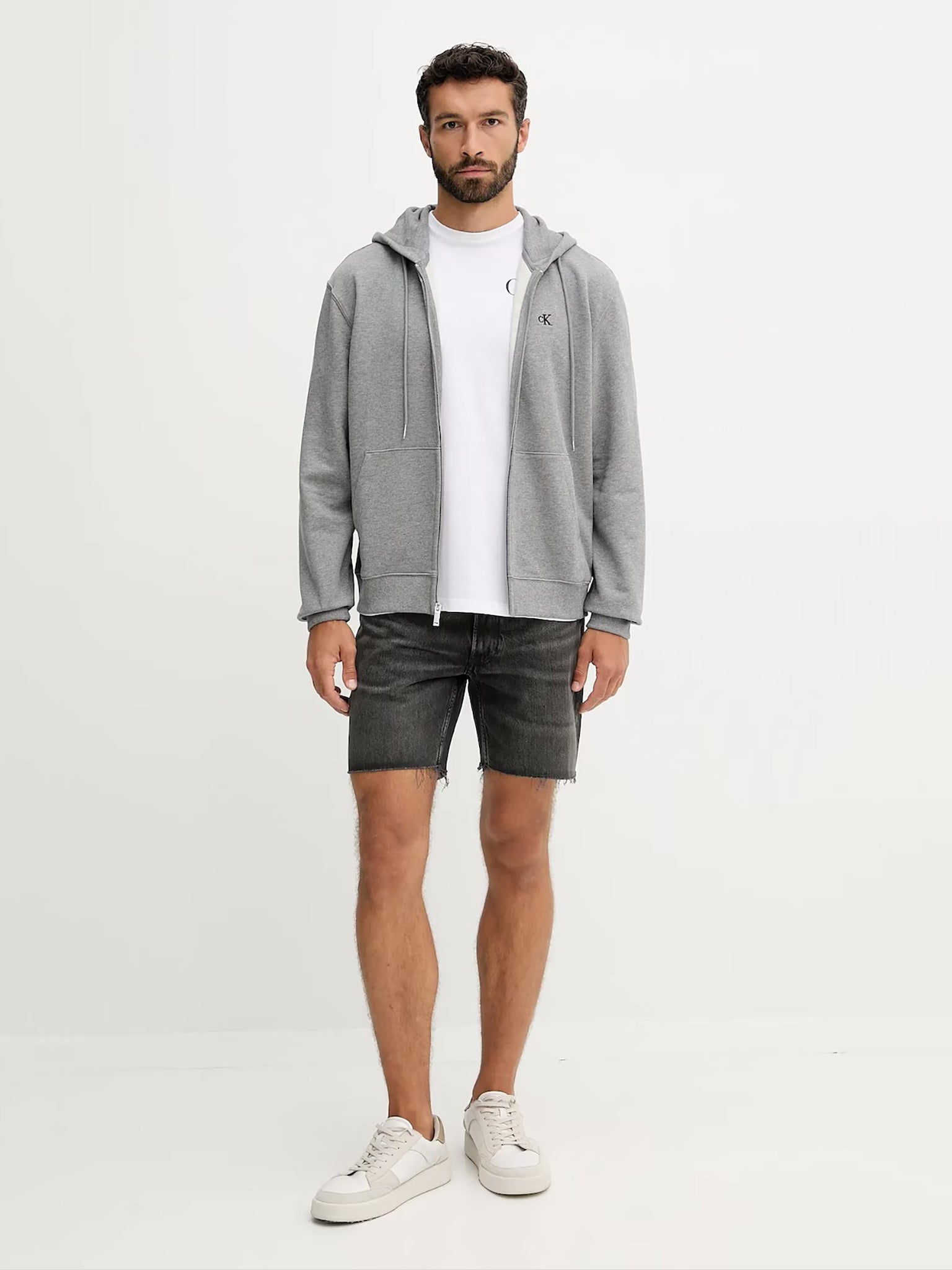Ανδρική ζακέτα φούτερ LS EU 350TERRY MONOGRAM FZ HOODIE LV04RD240GP7E | LV04RD240GP7E
