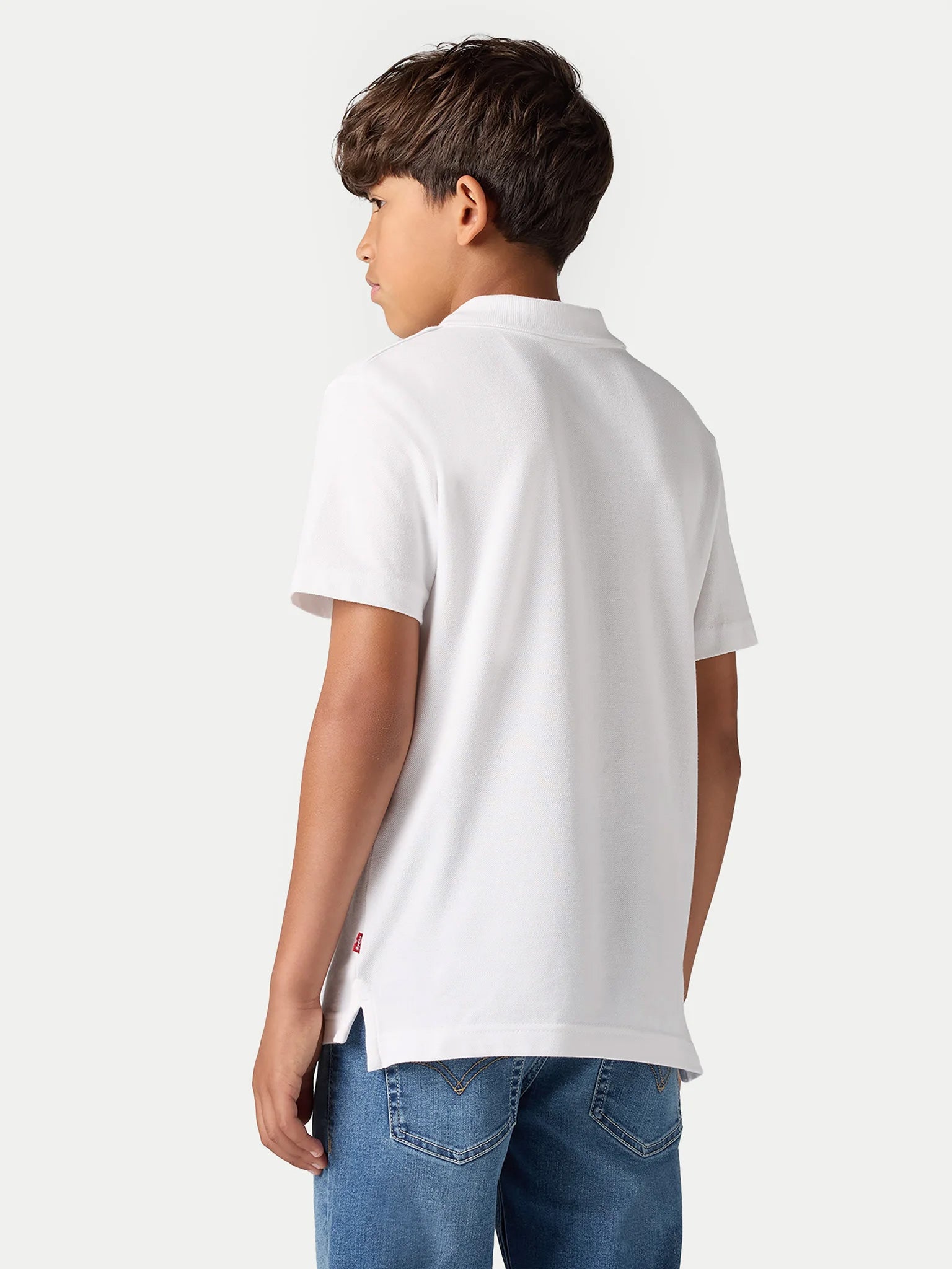 Εφηβικό polo LVD back neck tape polo white 9EA893W3B  | 9EA893W3B