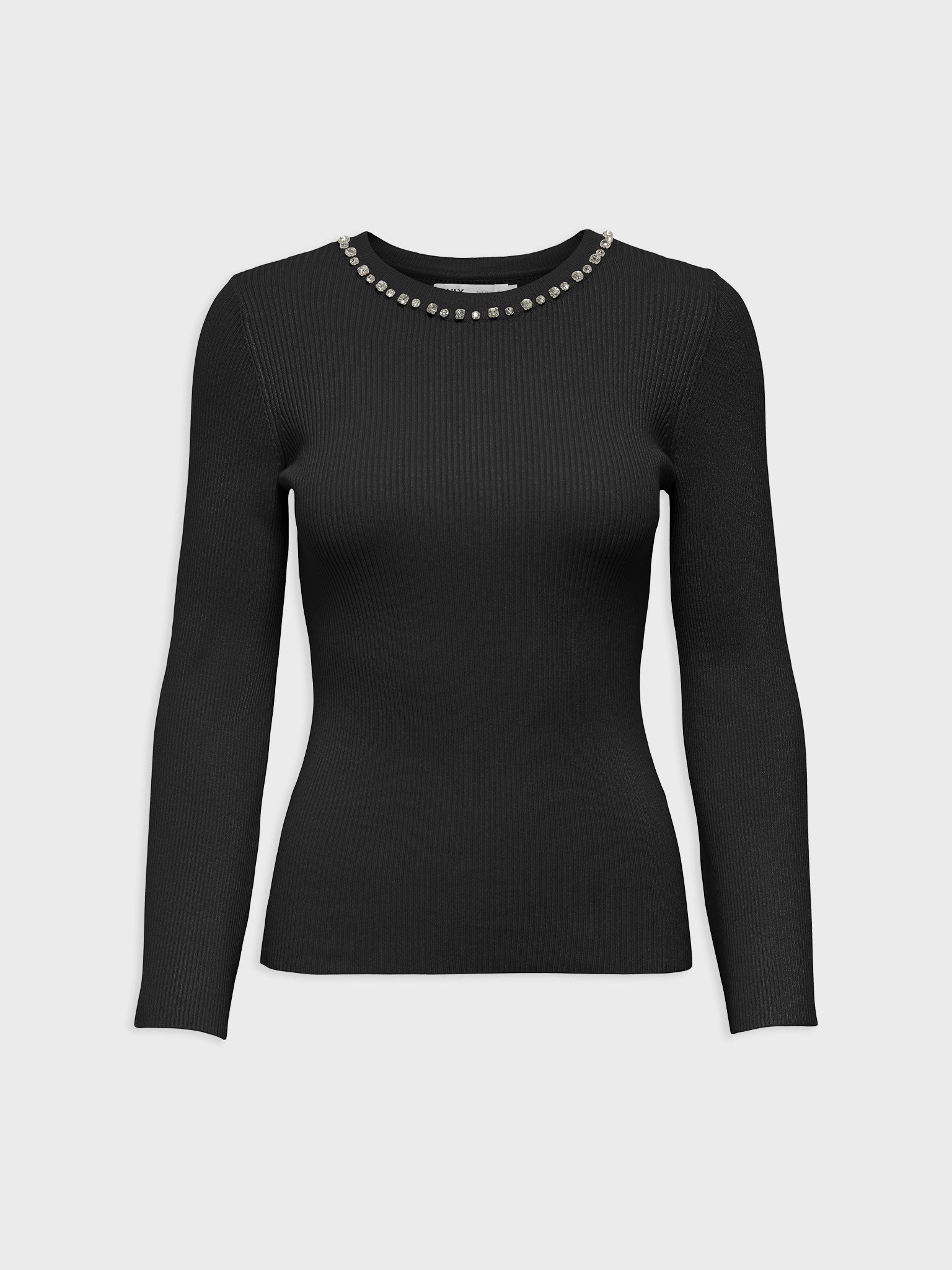 Γυναικεία μπλούζα ψιλή πλέξη ONLNATASCHA LS BLING O-NECK CC KNT 15350822 | 15350822