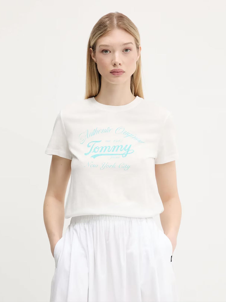 Γυναικείο t-shirt TJW REG ESSENTIAL LOGO 1 TEE EXT DW0DW21404YBL | DW0DW21404YBL