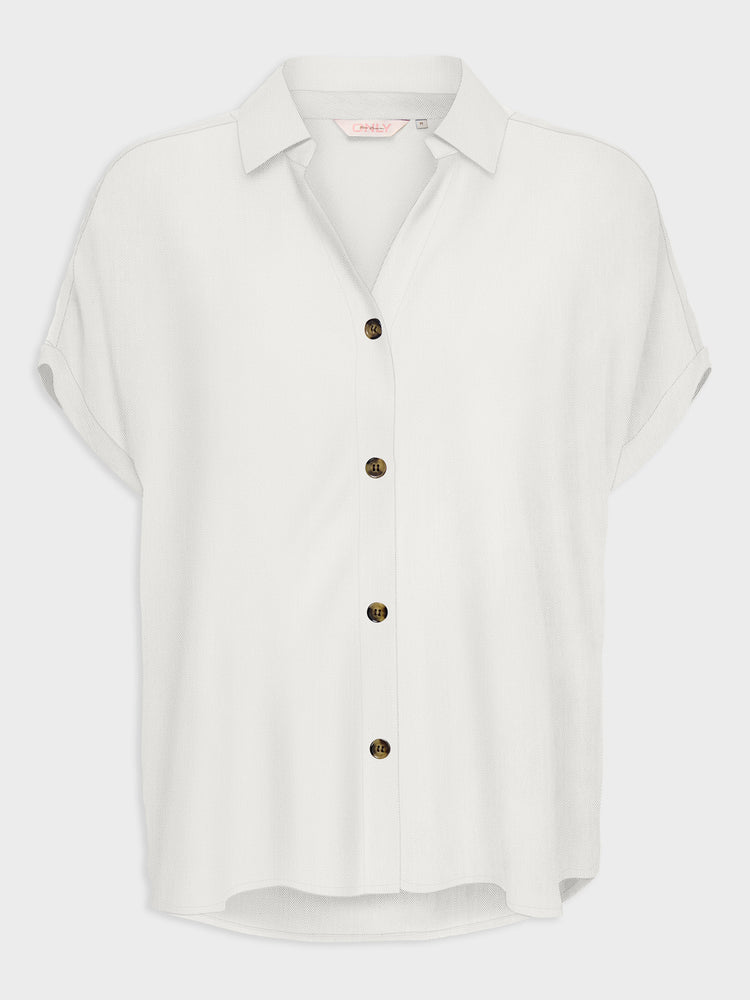 Γυναικείο πουκάμισο ONLGIBSI-PUORI SS V-NECK SHIRT WVN 15370650 | 15370650