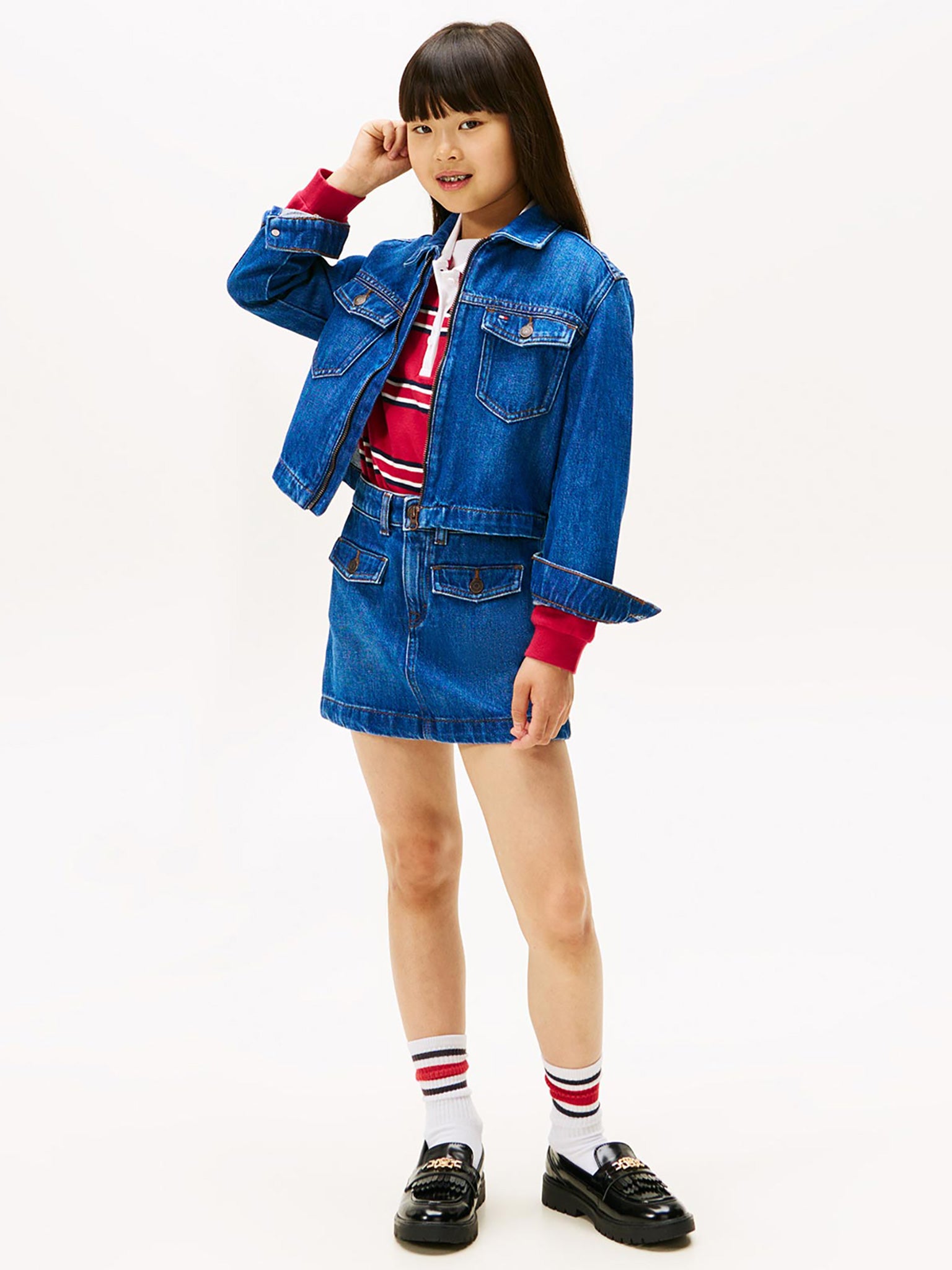 Εφηβική φούστα τζιν DENIM A LINE SKIRT KG0KG088241A5 | KG0KG088241A5