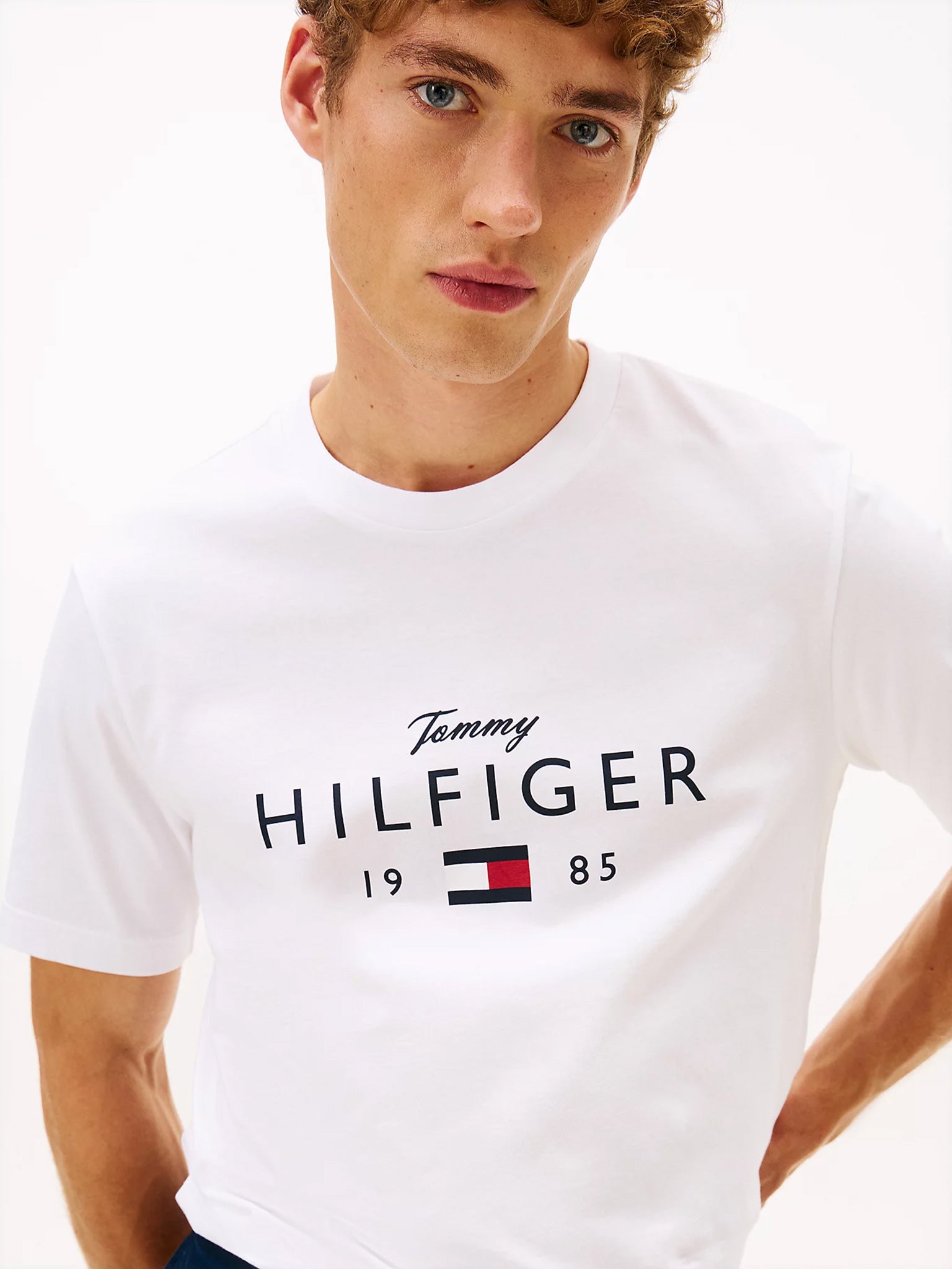 Ανδρικό t-shirt BRAND LOVE BIG HILFIGER TEE MW0MW41455YBR | MW0MW41455YBR