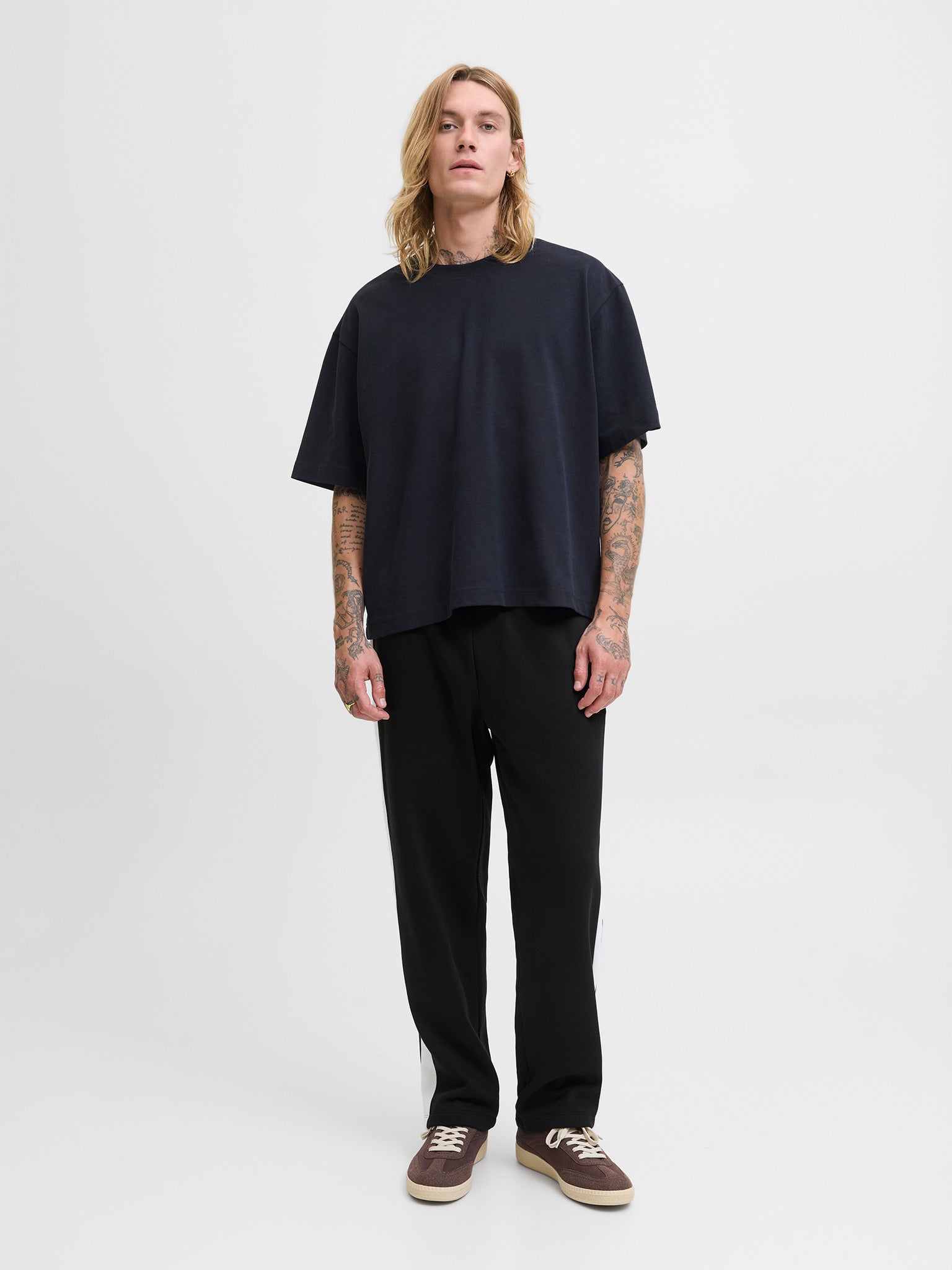 Ανδρικό παντελόνι φόρμας JPSTKARL CASPAR SWEAT PANTS 12280932 | 12280932