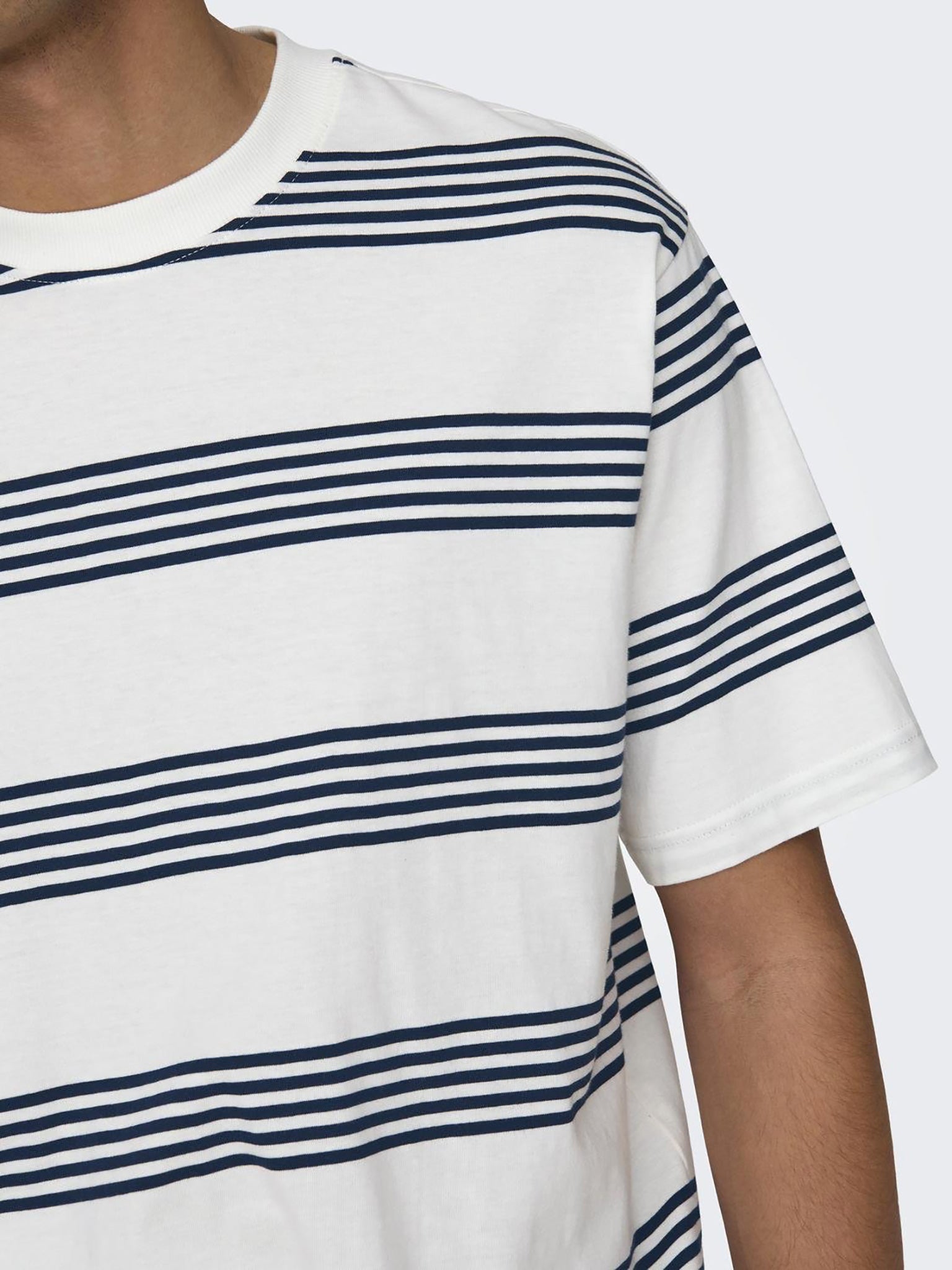 Ανδρικό t-shirt ONSLEONARD LIFE RLX STRIPED SS TEE 22028148 | 22028148