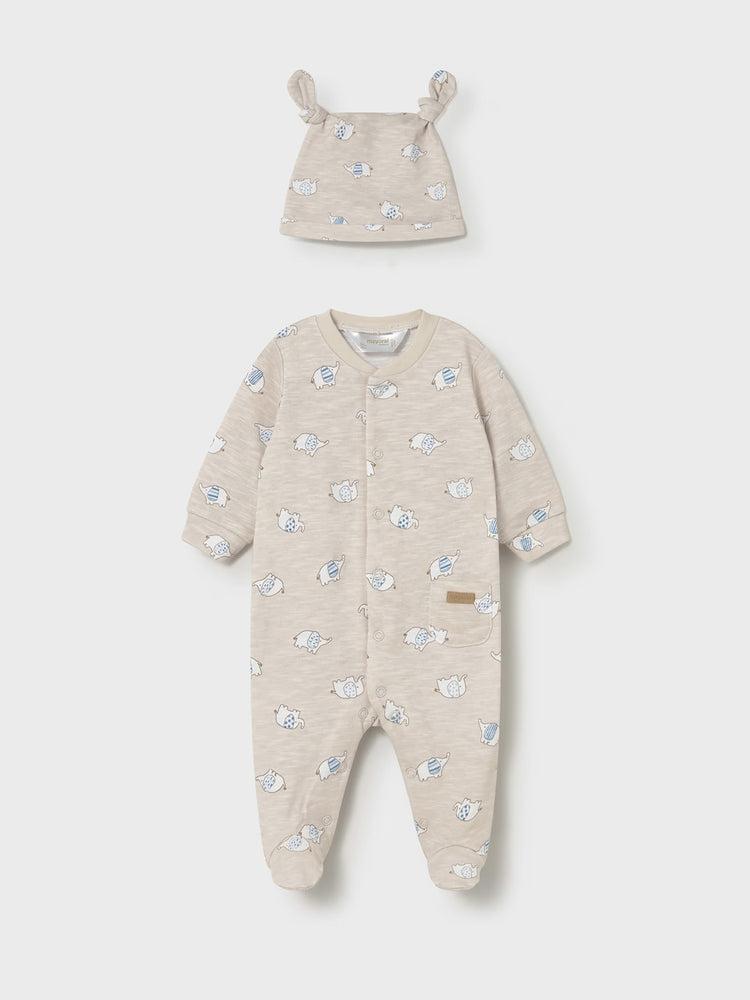 Βρεφικό φορμάκι με καπέλο | 26-01718-068