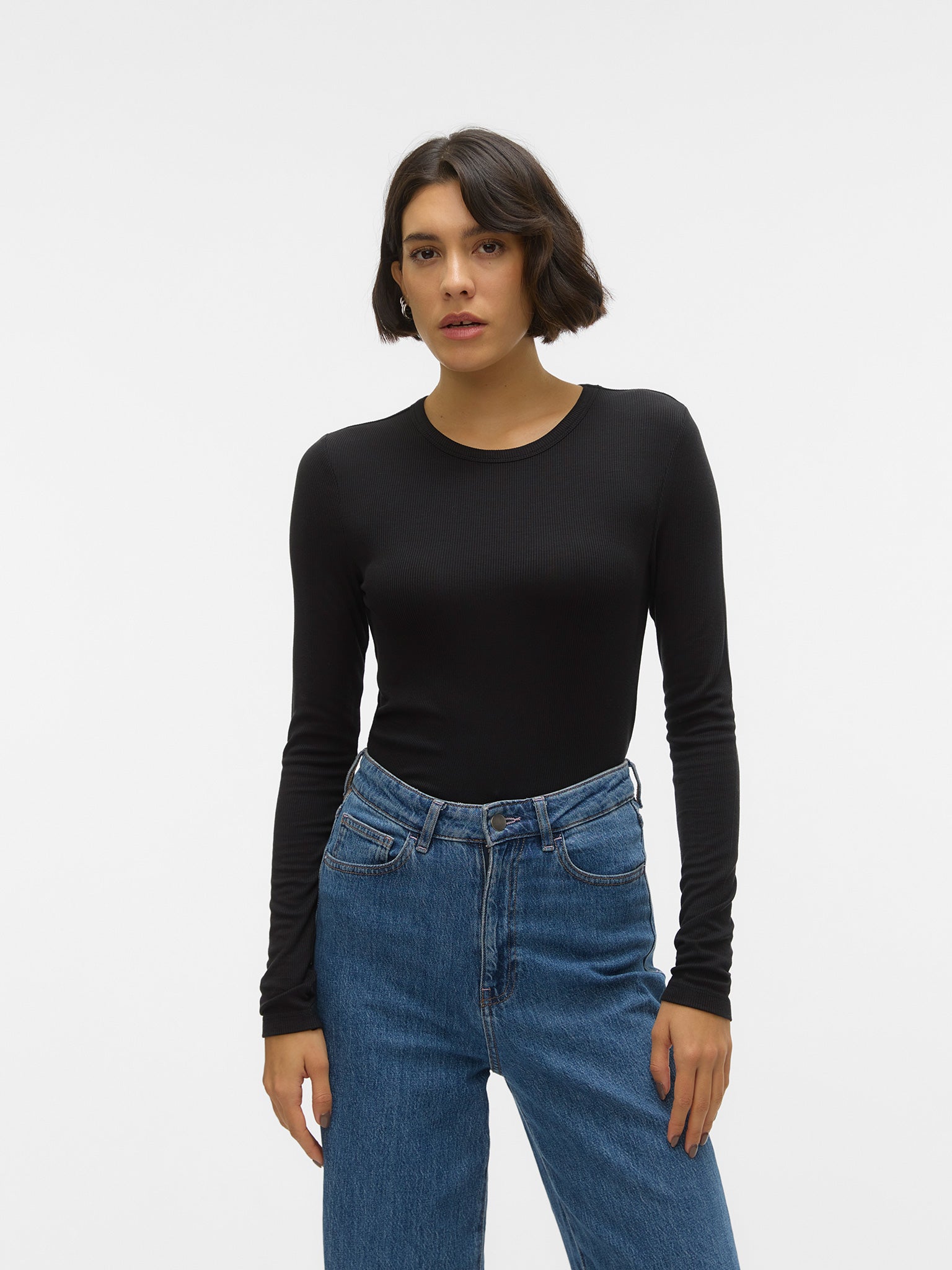 Γυναικεία μπλούζα ριπ AWIRWINA LS O-NECK TOP NOOS 10300893 | 10300893