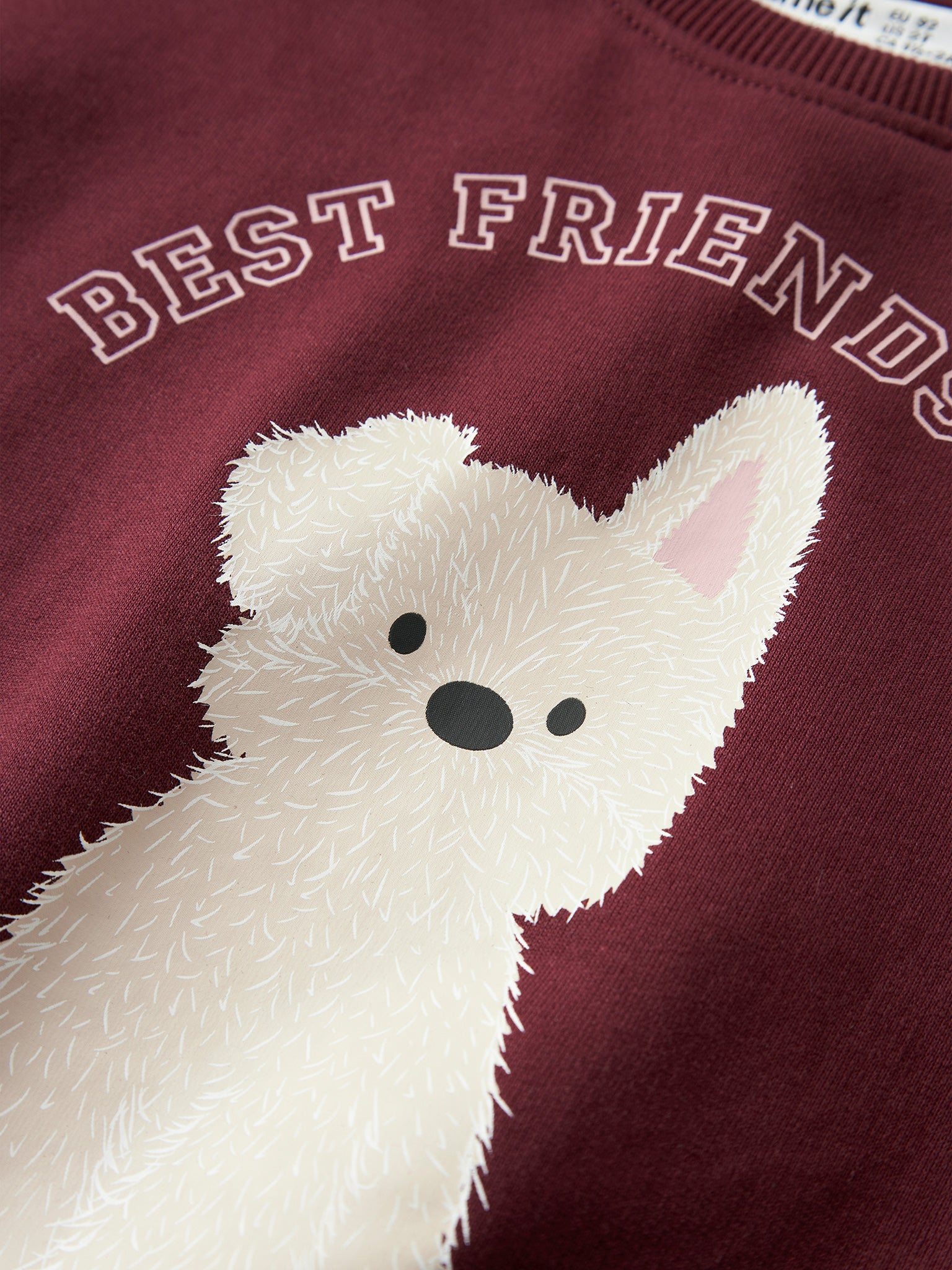 Παιδική μπλούζα φούτερ Best Friend NMFVILOUI LS RLX SWEAT 13234432 | 13234432