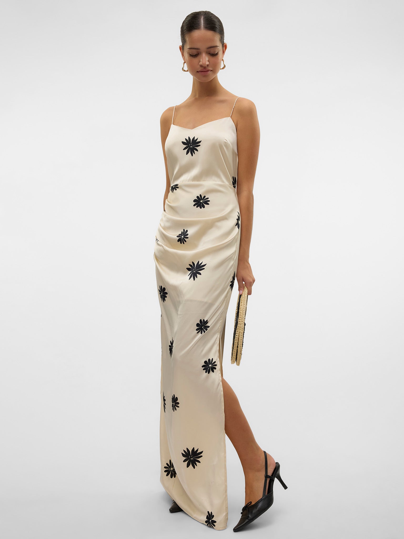 Γυναικείο φόρεμα VMROE SL STRAP V-NECK LONG DRESS 10328711 | 10328711