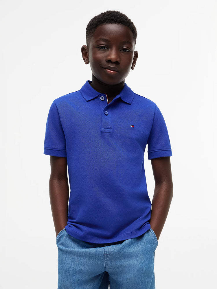 Παιδικό polo ριγέ noble blue FLAG POLO S/S KB0KB09103C8P | KB0KB09103C8P