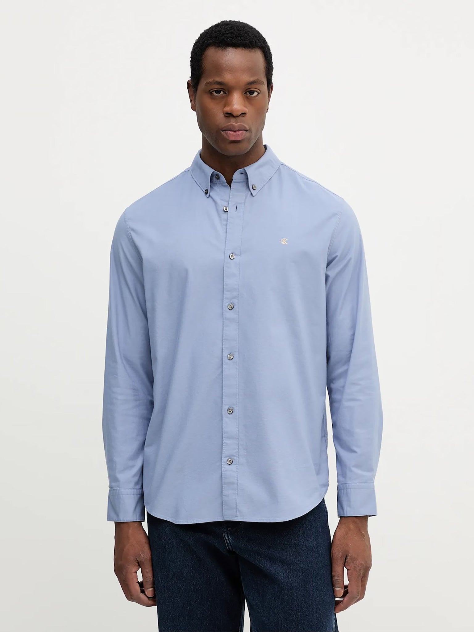 Ανδρικό πουκάμισο oxford LS SOLID OXFORD CLASSIC SHIRT LV140EM125C1Q | LV140EM125C1Q
