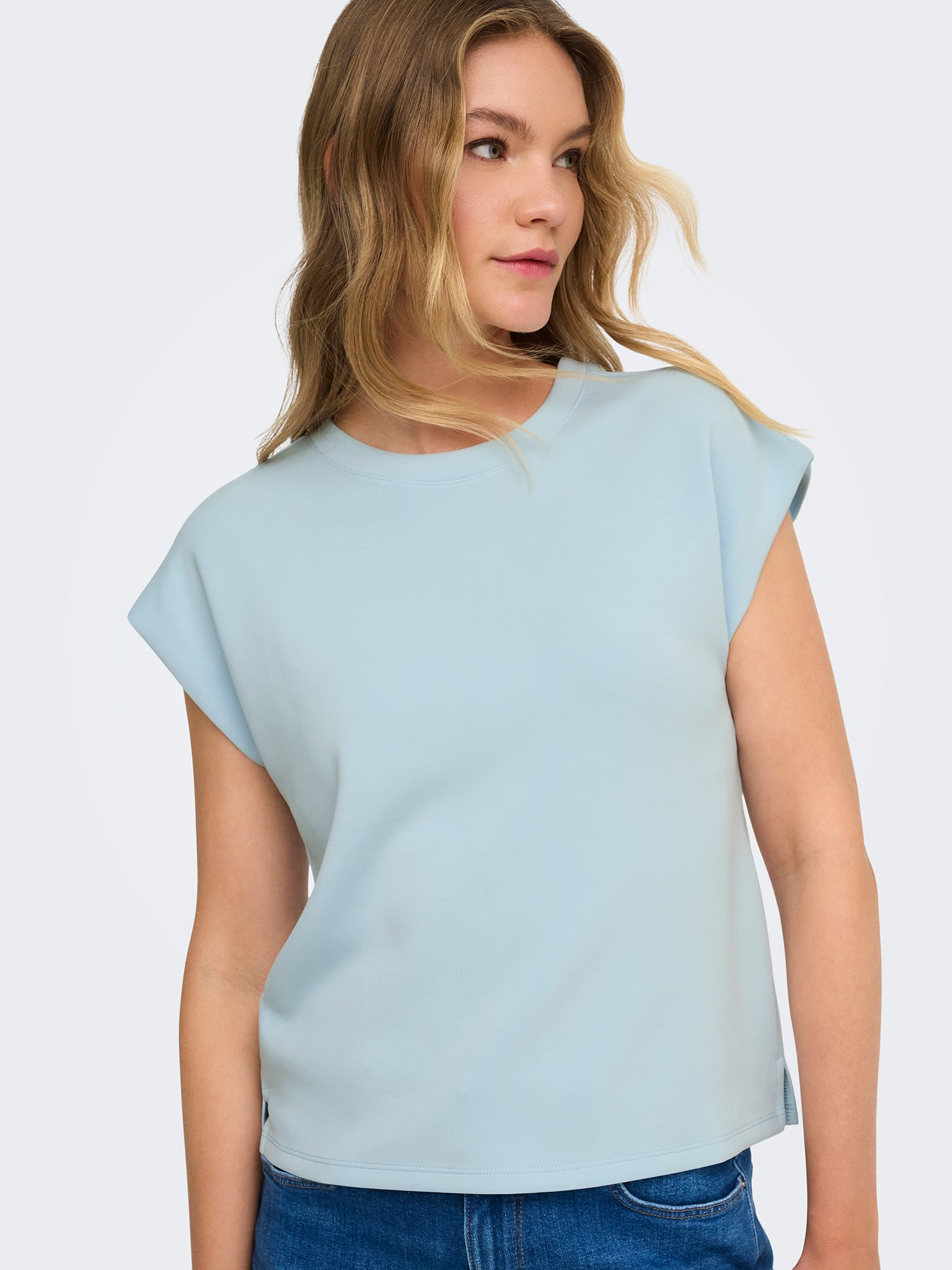 Γυναικεία μπλούζα ONLMAYA S/L BOXY TOP SWT 15376065 | 15376065
