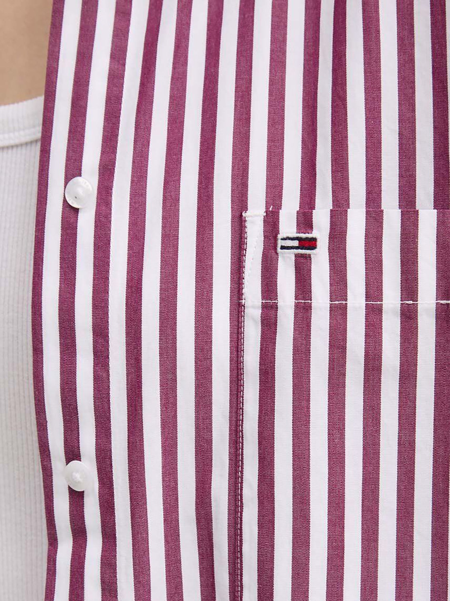 Γυναικείο πουκάμισο TJW OVS PINSTRIPE SHIRT DW0DW19236VVK | DW0DW19236VVK