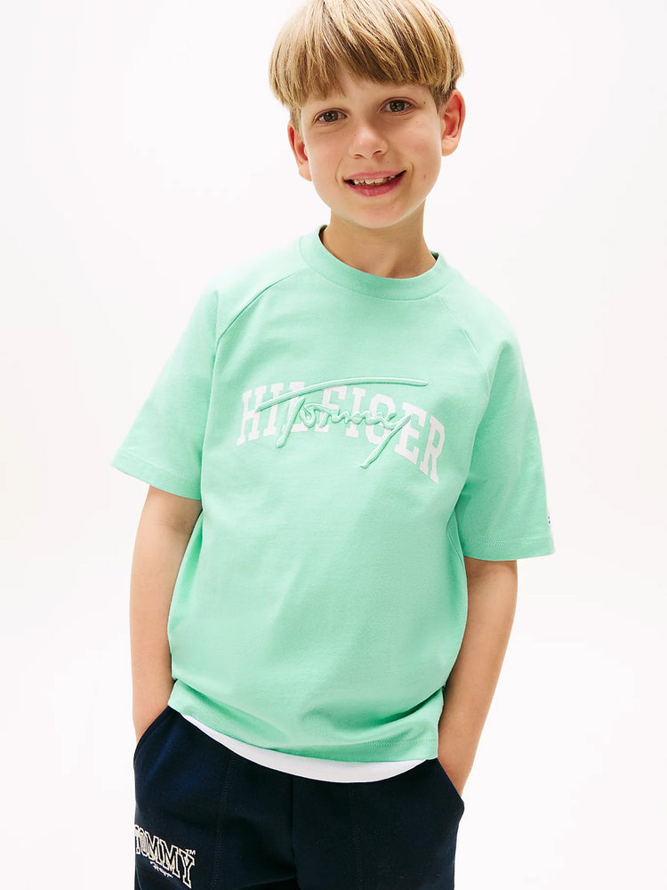 Παιδική μπλούζα μακόTH MIXED GRAPHIC T-SHIRT SS KB0KB09726L6Z | KB0KB09726L6Z