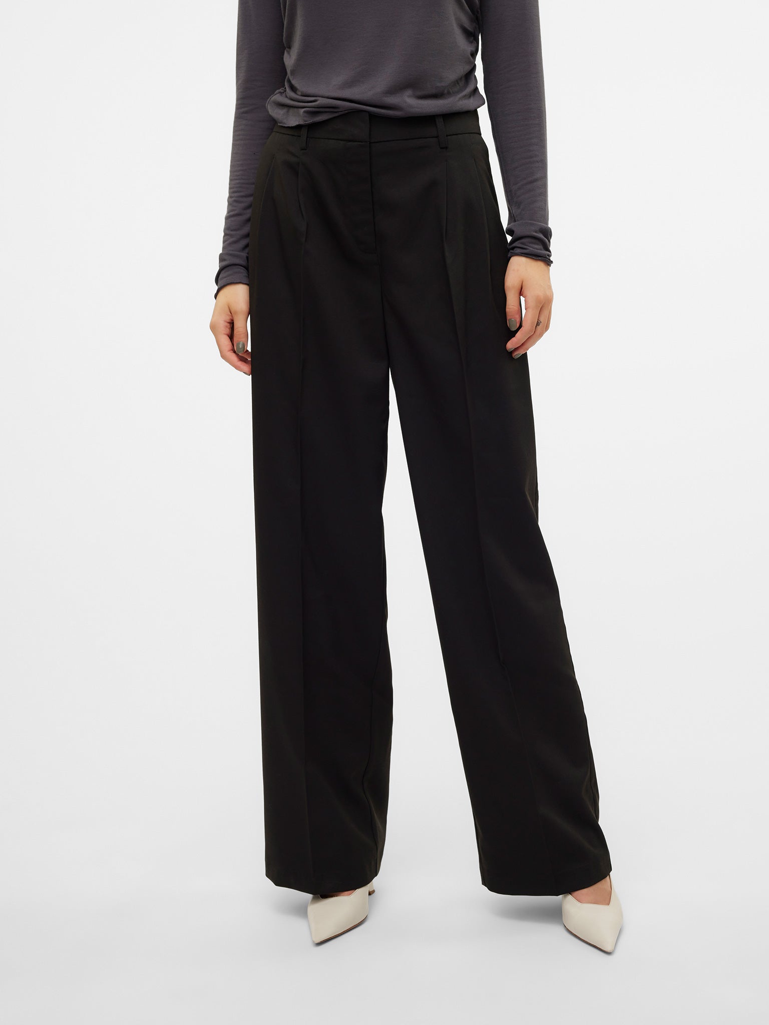 Γυναικείο παντελόνι VMNILA MW LOOSE DAD PANT NOOS 10320919 | 10320919