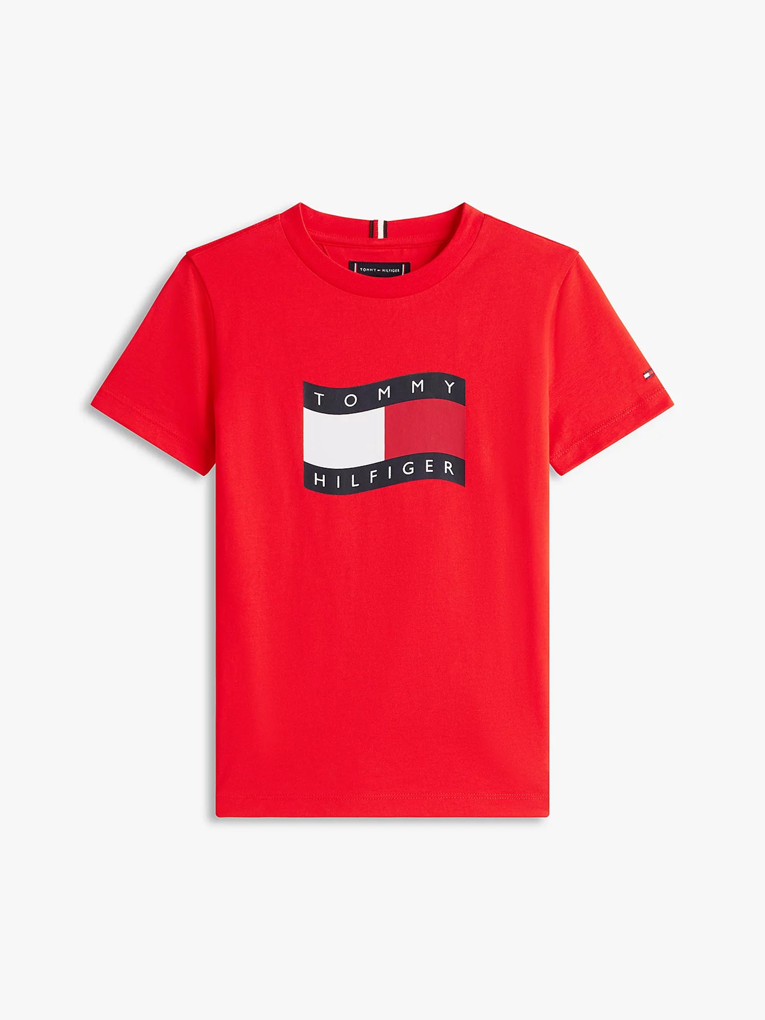 Παιδική μπλούζα μακό WAVY FLAG T-SHIRT KB0KB10275XL8 | KB0KB10275XL8