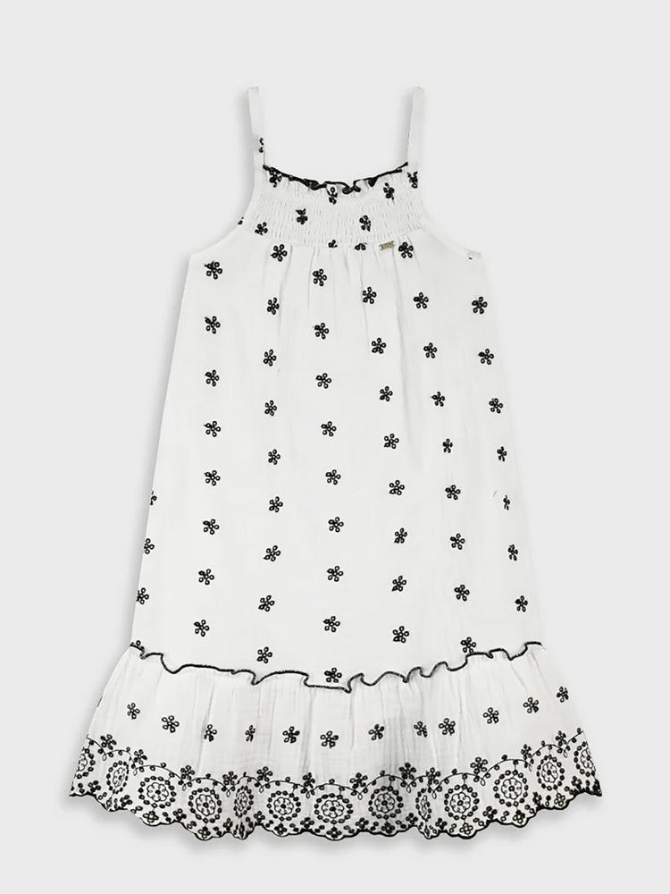 Εφηβικό φόρεμα με κέντημα | 16-226207-7