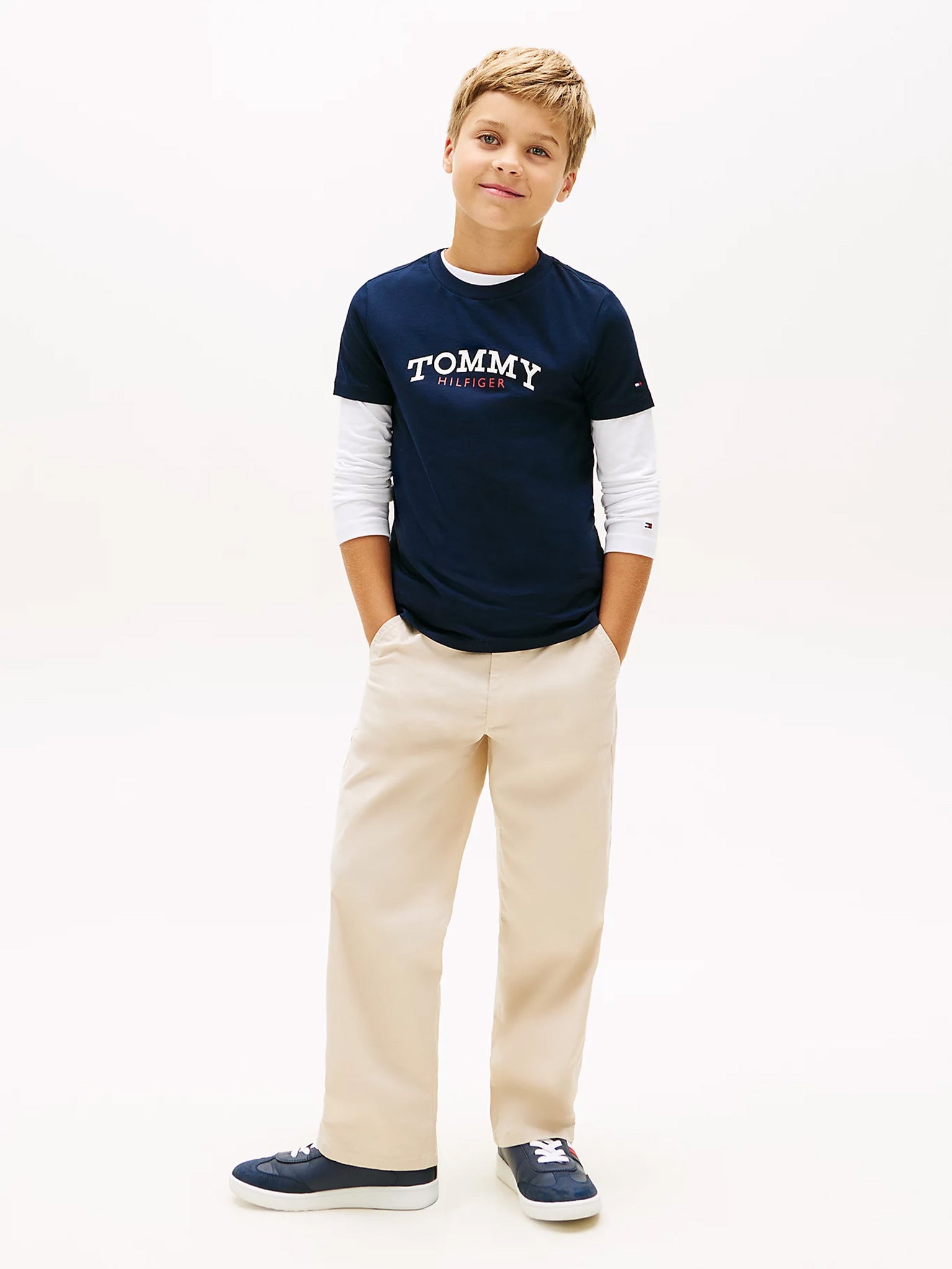 Παιδική μπλούζα μακό MONOGRAM GRAPHIC T-SHIRT KB0KB10263C1G | KB0KB10263C1G