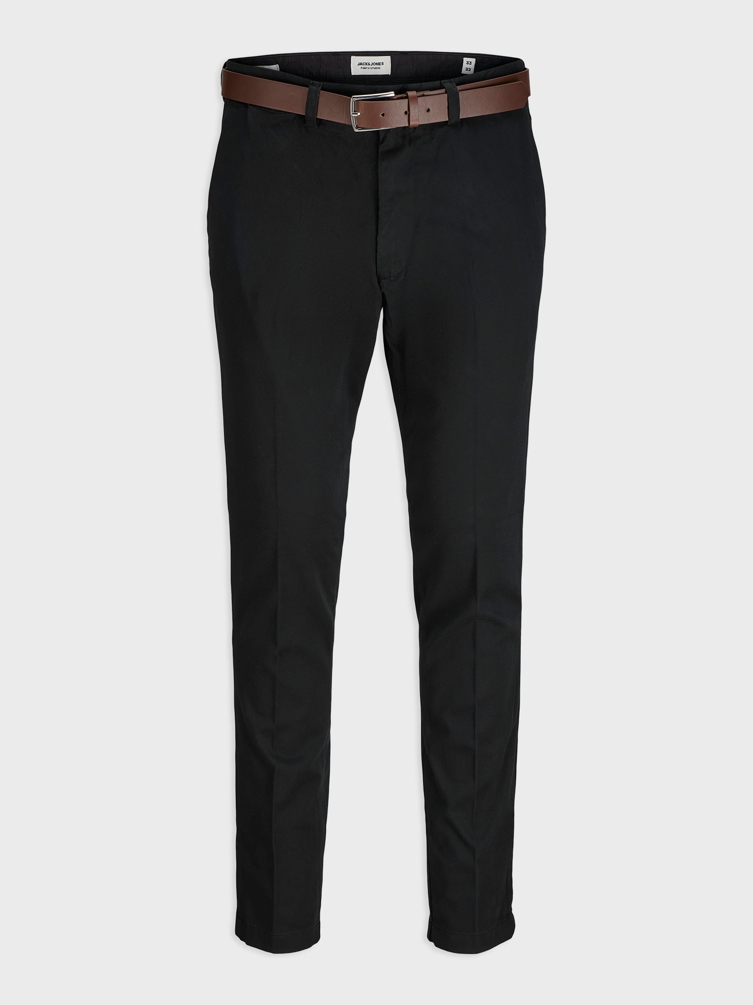 Ανδρικό παντελόνι με ζώνη JPSTMARCO FRANCO CHINO W BELT 12279249 | 12279249