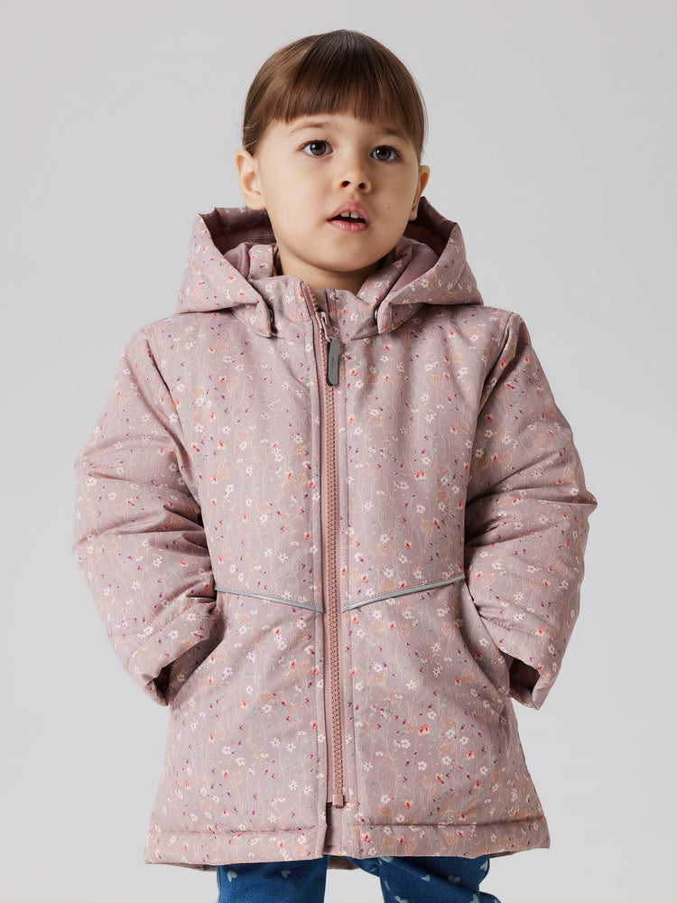 Παιδικό μπουφάν flower NMFMAXI PA JACKET AOP NOOS 13242820 | 13242820