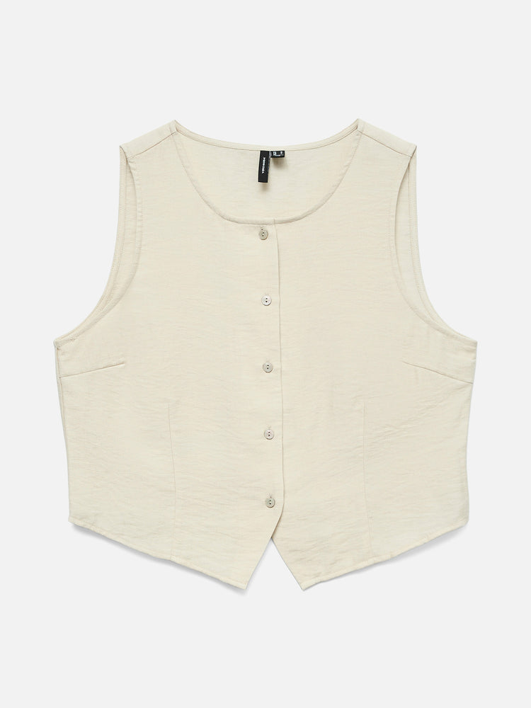 Γυναικείο γιλέκο VMATHENA S/L O-NECK WAISTCOAT 10346976 | 10346976