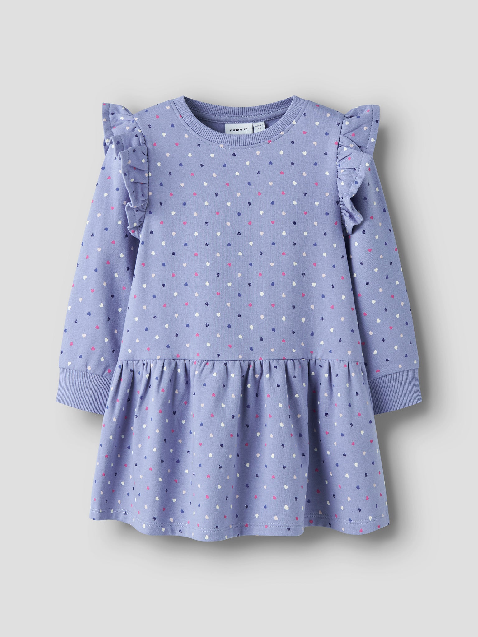 Παιδικό φόρεμα σταμπωτό NMFOEANA LS SWE DRESS BRU 13244982 | 13244982