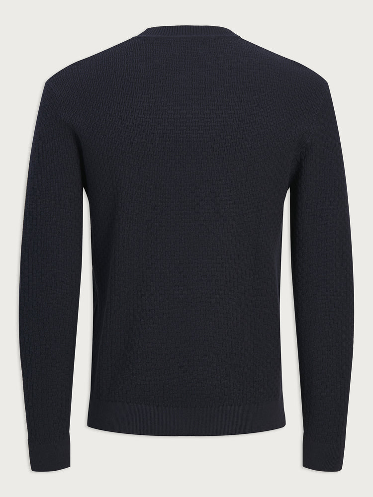 Ανδρική μπλούζα πλεκτή JPRBLUSTANLEY KNIT CREW NECK 12305682 | 12305682