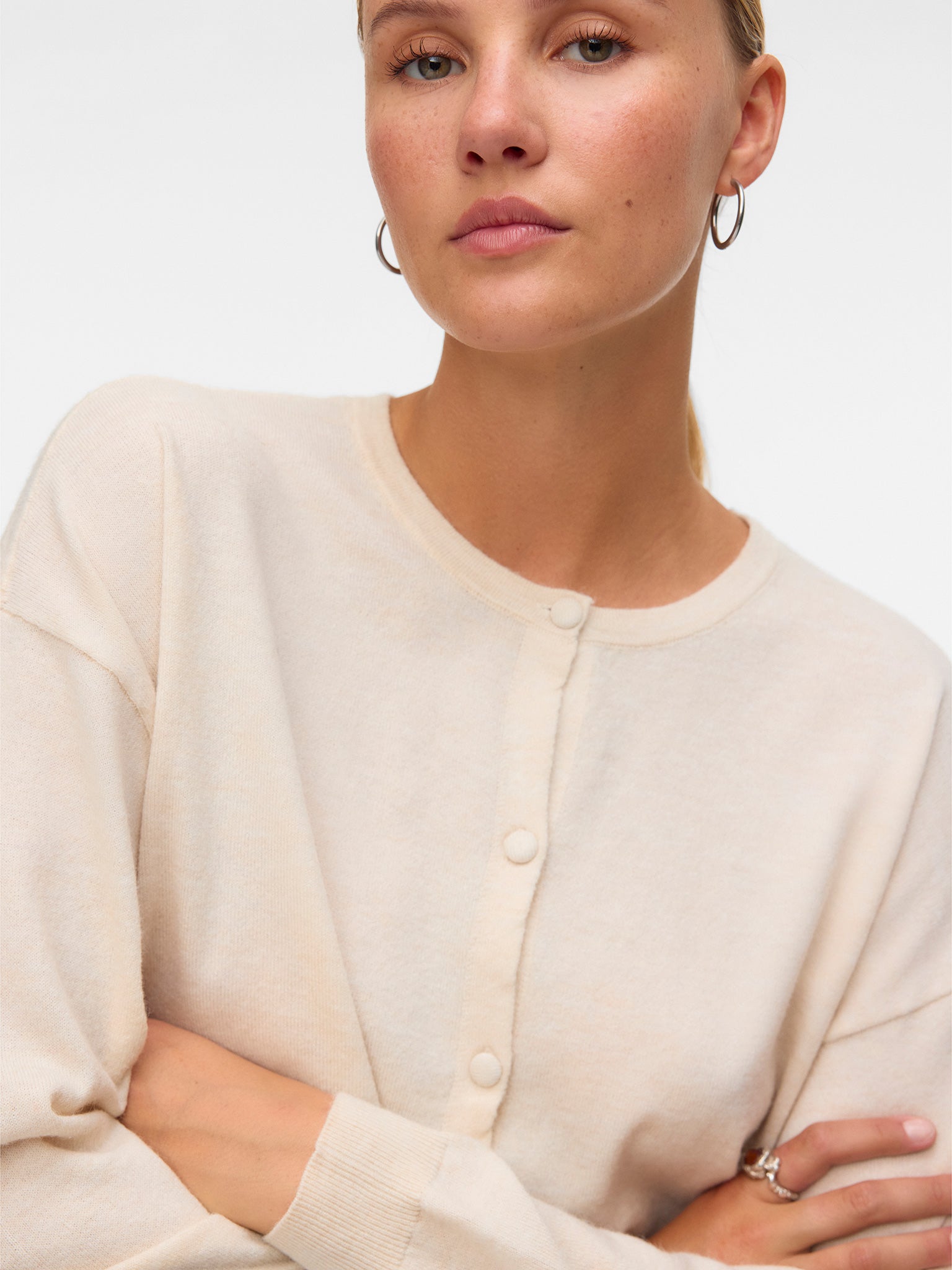 Γυναικεία ζακέτα πλεκτή VMMARINA LS O-NECK CARDIGAN 10331831 | 10331831