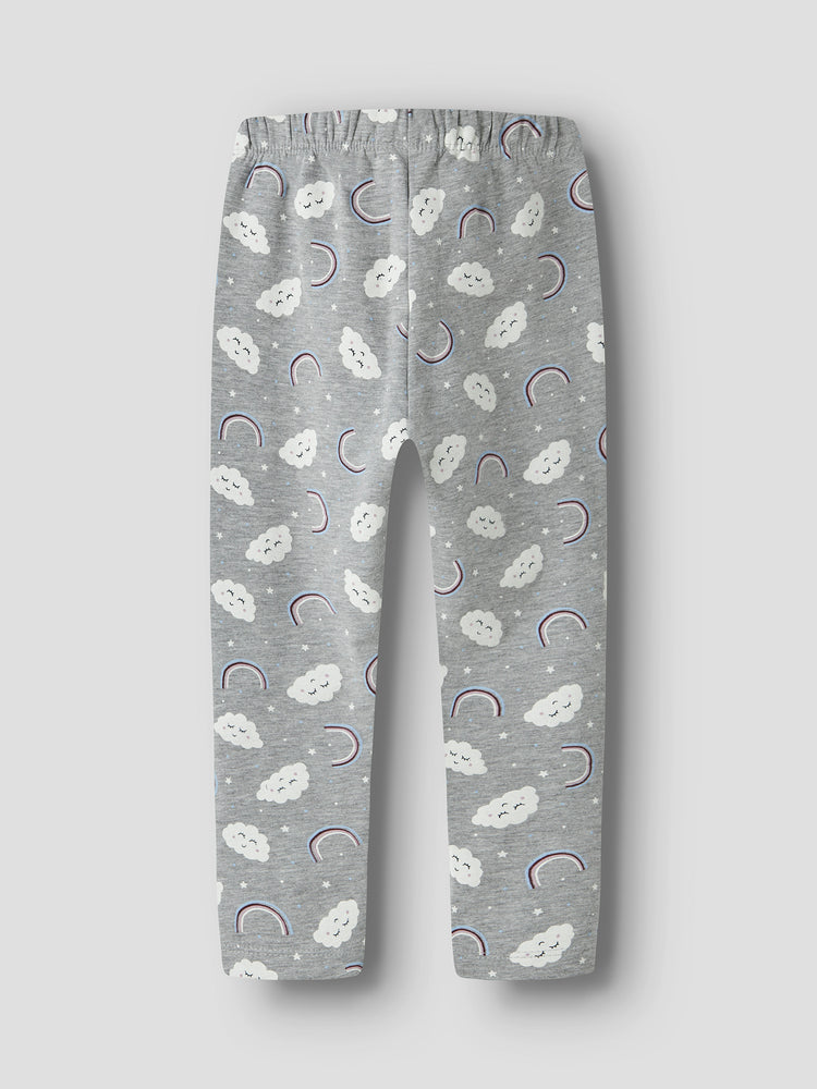 Παιδικό κολάν σταμπωτό Rainbow Clouds NMFDAVINA AOP SWE LEGGING 13234445 | 13234445