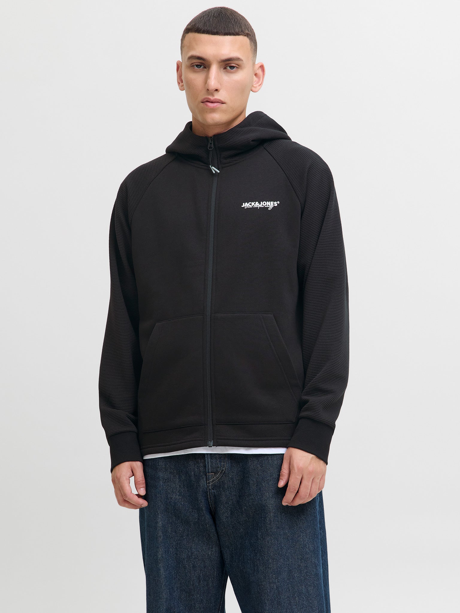 Ανδρική ζακέτα φούτερ JJTHATCHER SWEAT ZIP HOOD 12278609 | 12278609