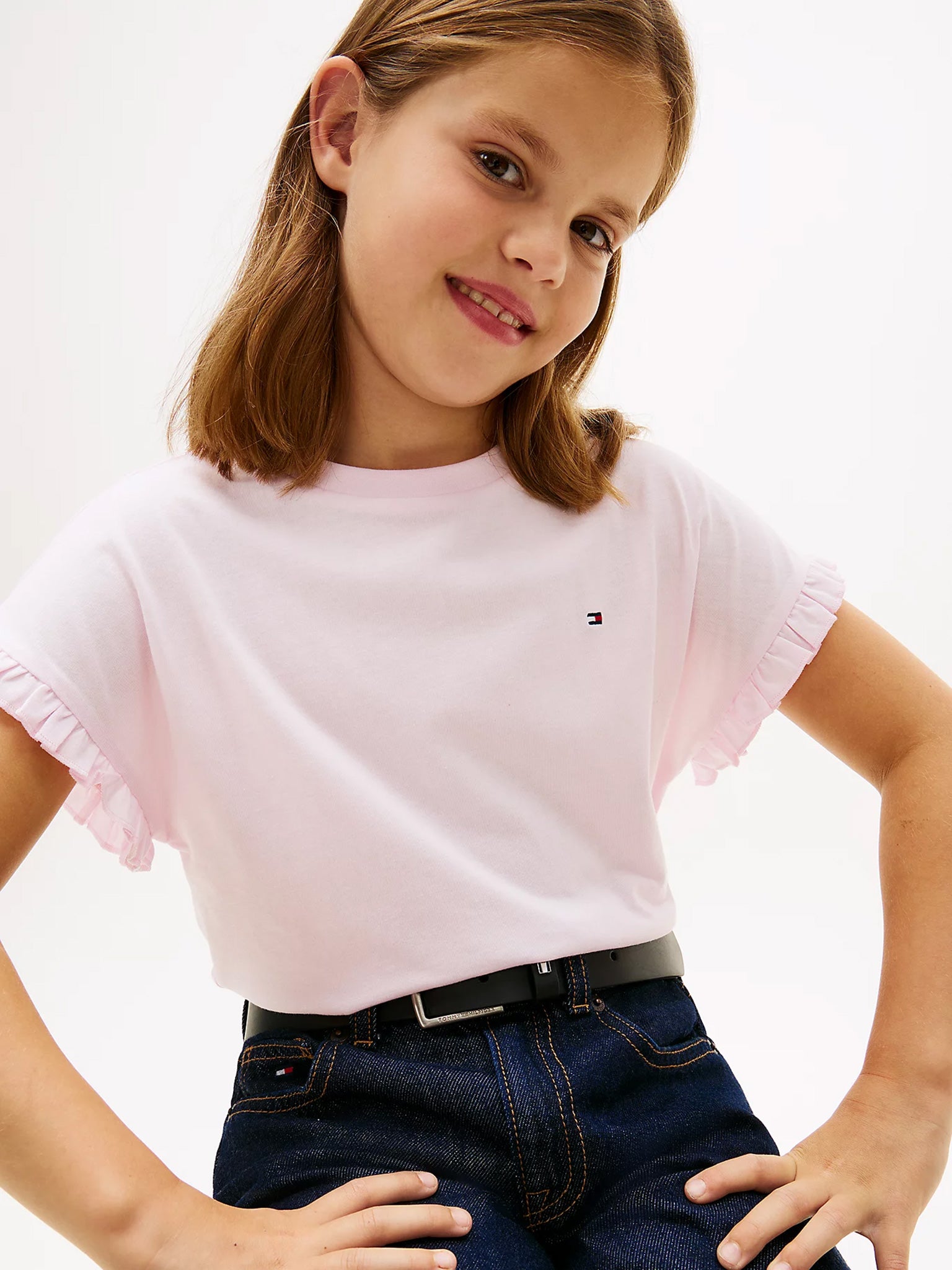 Παιδική μπλούζα crop ESSENTIAL TOP SS KG0KG08970TN9 | KG0KG08970TN9