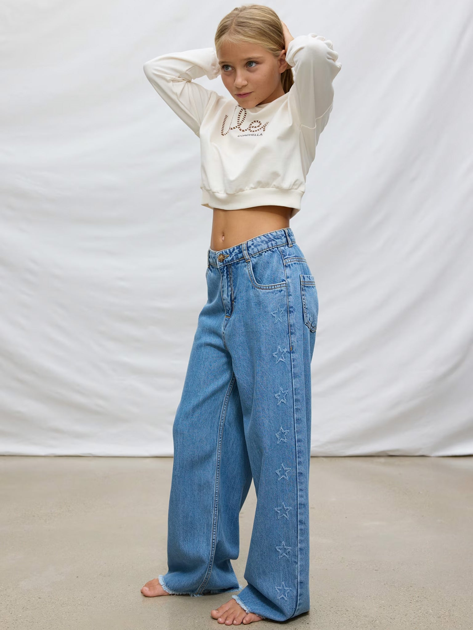 Εφηβική μπλούζα φούτερ | 26-06401-078