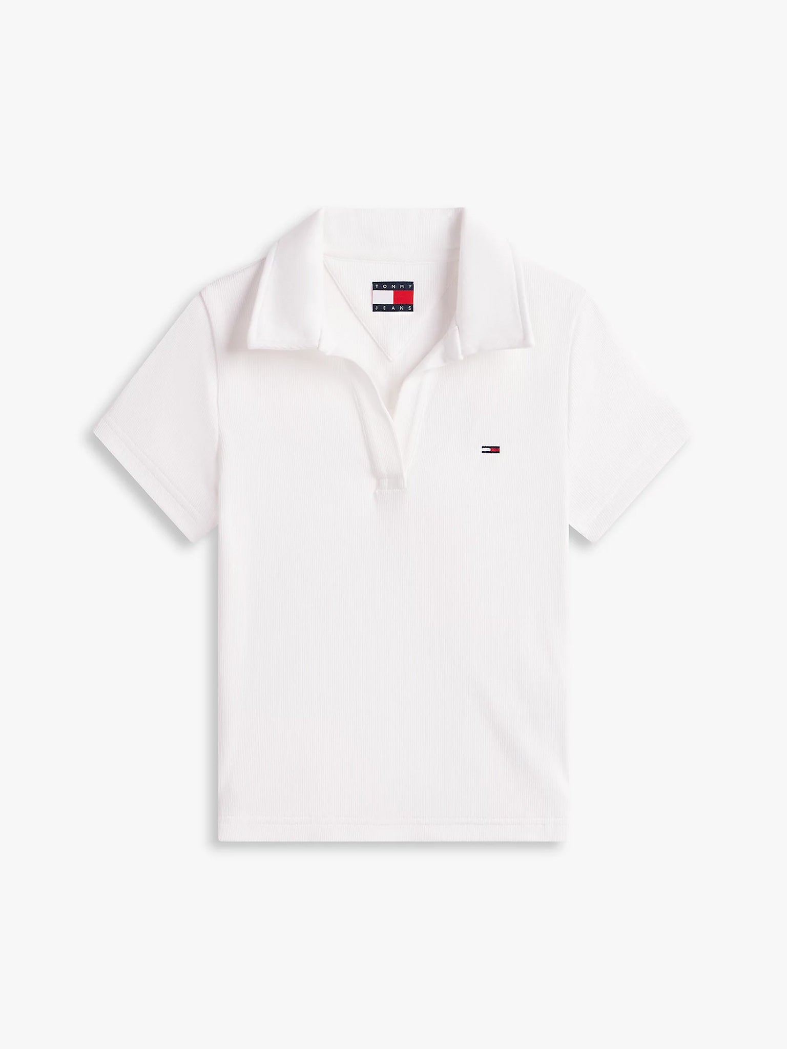 Γυναικεία μπλούζα polo TJW SLIM SH RIB POLO DW0DW22326YBL | DW0DW22326YBL