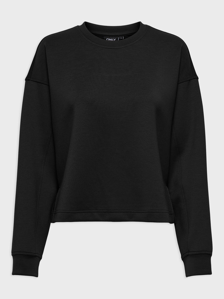 Γυναικεία μπλούζα φούτερ ONLALINA LIFE SLIT ROUNDNECK 15364555 | 15364555