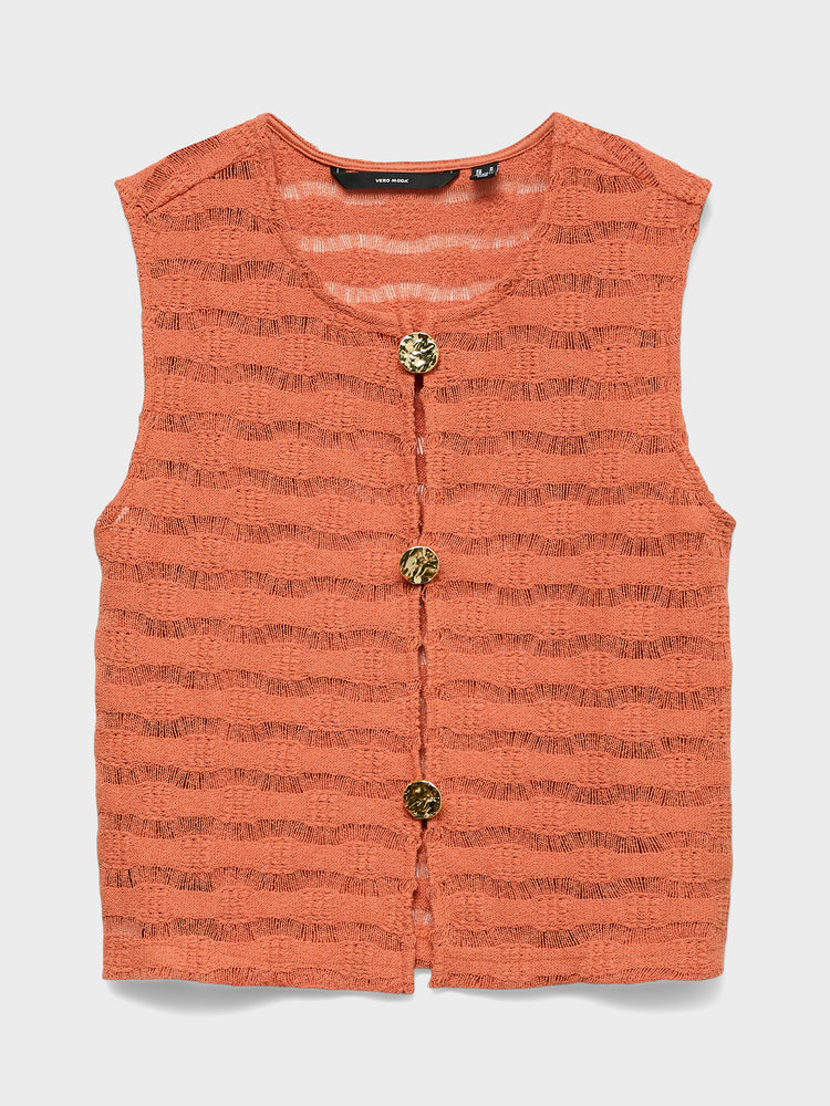 Γυναικείο top πλεκτό VMLUNA SL O-NECK TOP 10345776 | 10345776