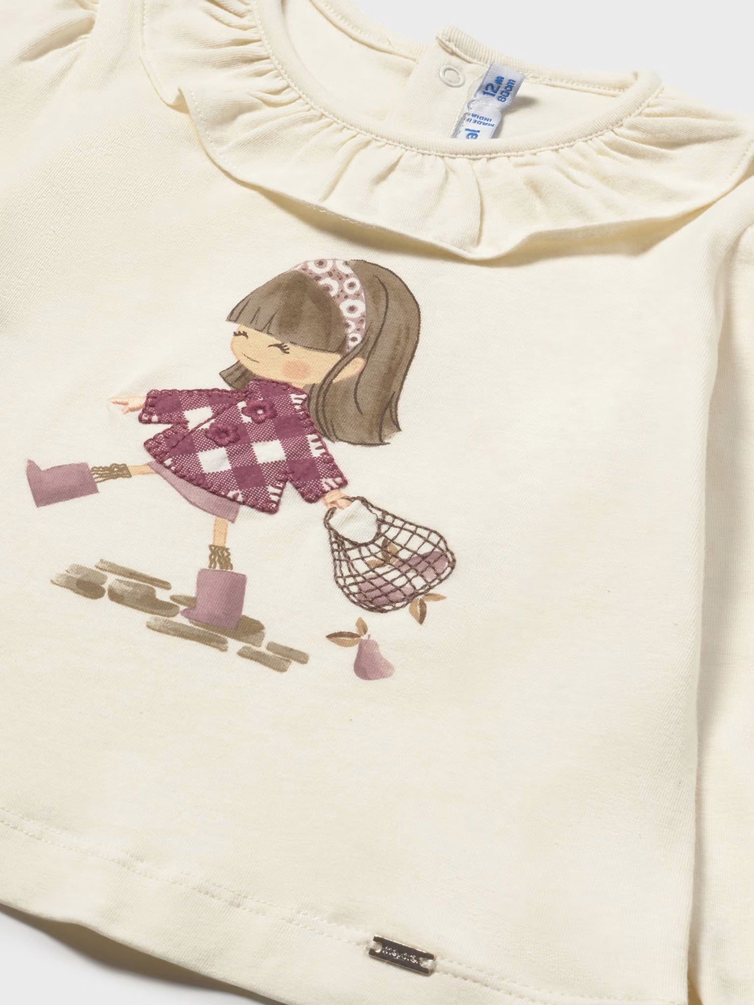 Βρεφική μπλούζα pink girl 15-02076-022 | 15-02076-022