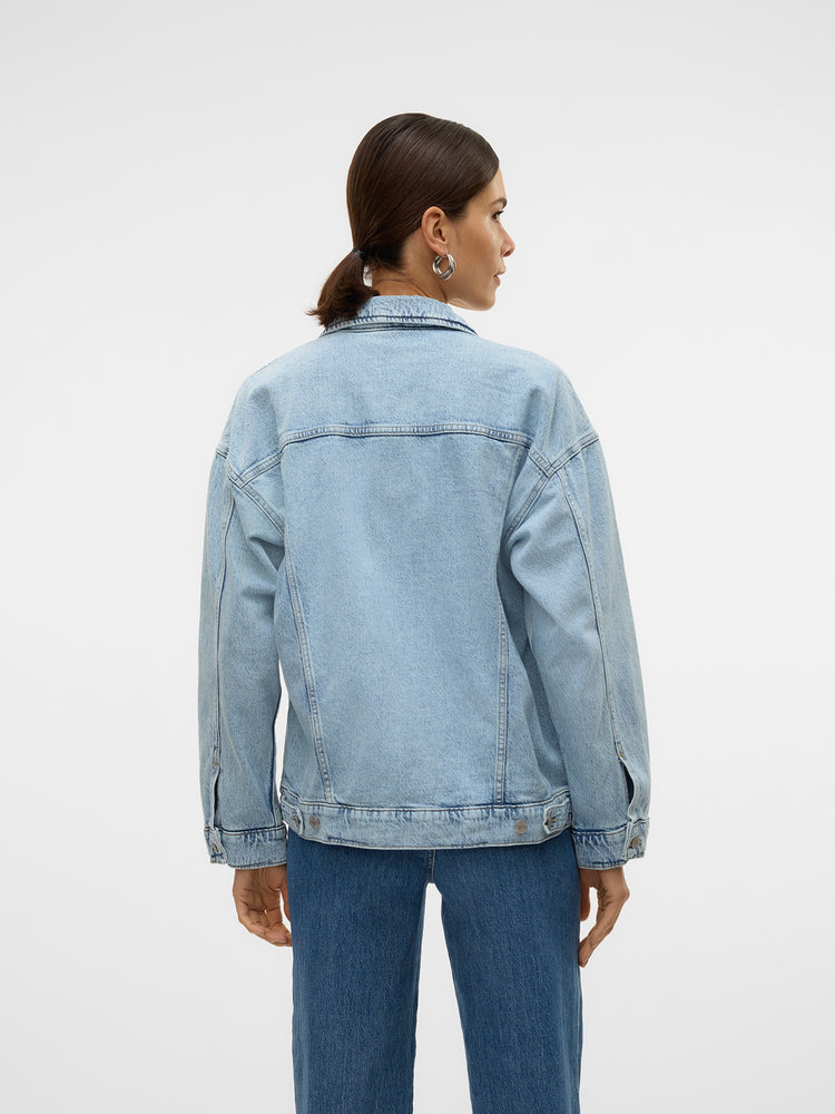 Γυναικείο τζάκετ τζιν light blue VMTESSA LS OVERSIZE DENIM JACKET GA NOOS 10329868 | 10329868