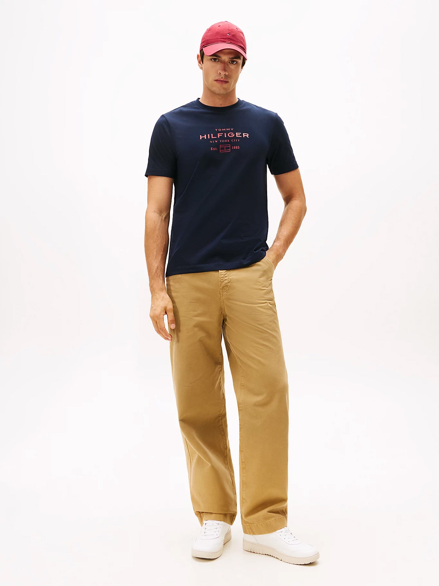 Ανδρικό t-shirt HILFIGER STACK GRAPHIC TEE MW0MW40002DW5 | MW0MW40002DW5