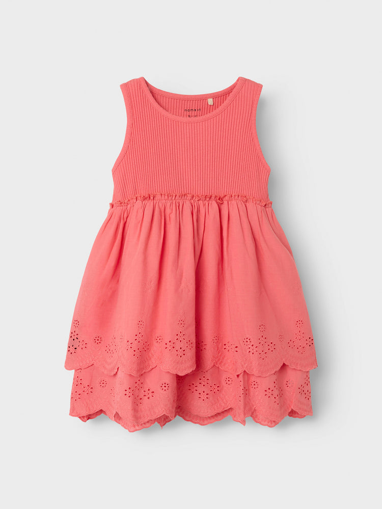 Παιδικό φόρεμα κιπούρ λεπτομέρεια NMFHALINA SL DRESS 13243174 | 13243174