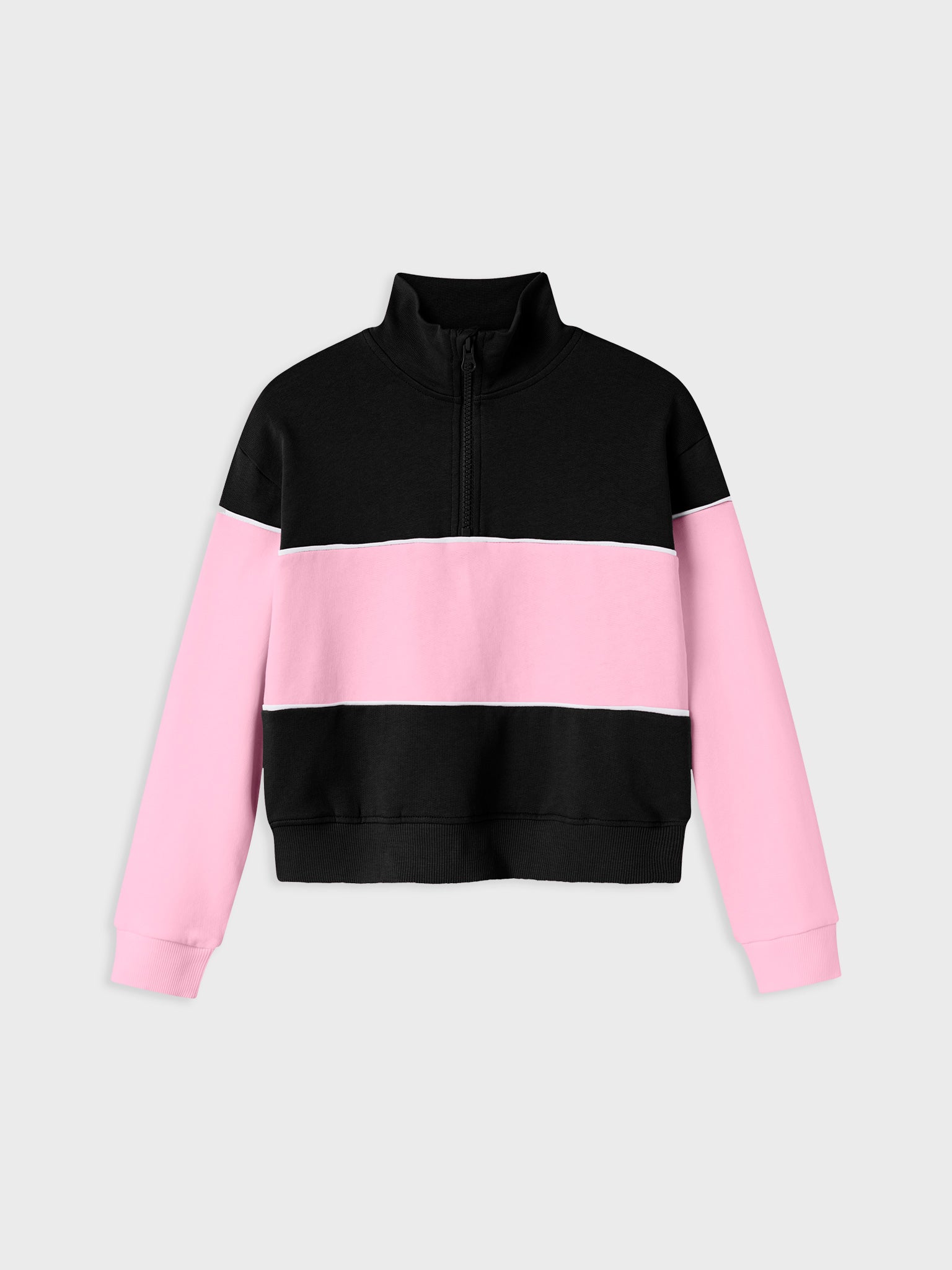 Εφηβική μπλούζα δίχρωμη NKFLEIKA SH SWEAT BRU 13246248 | 13246248