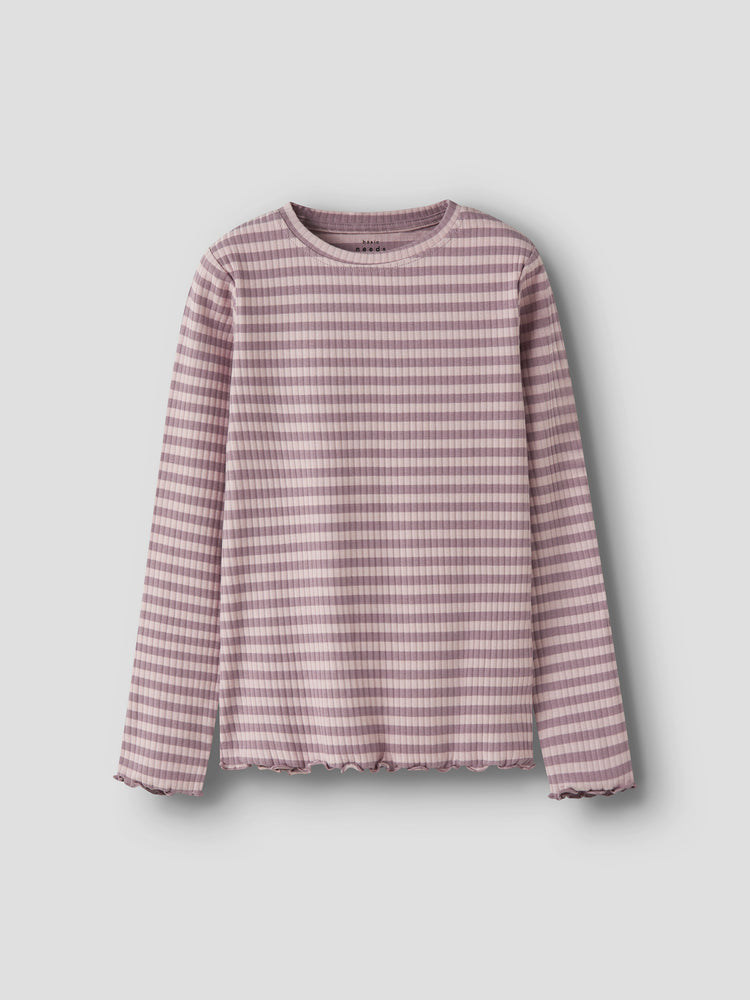 Εφηβική μπλούζα ριπ NKFVEMMA LS SLIM TOP 13225053 | 13225053