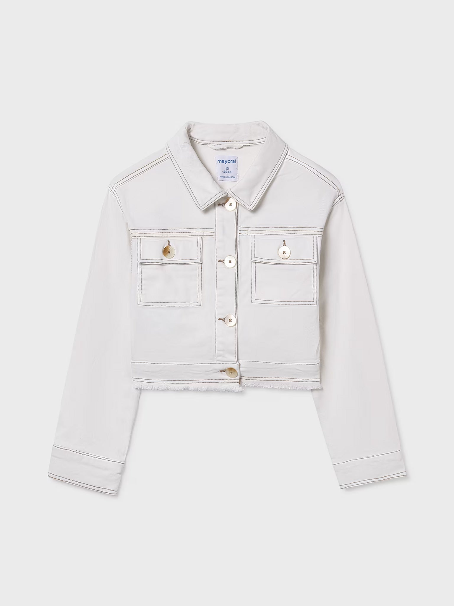 Εφηβικό τζάκετ τζιν | 26-06407-094