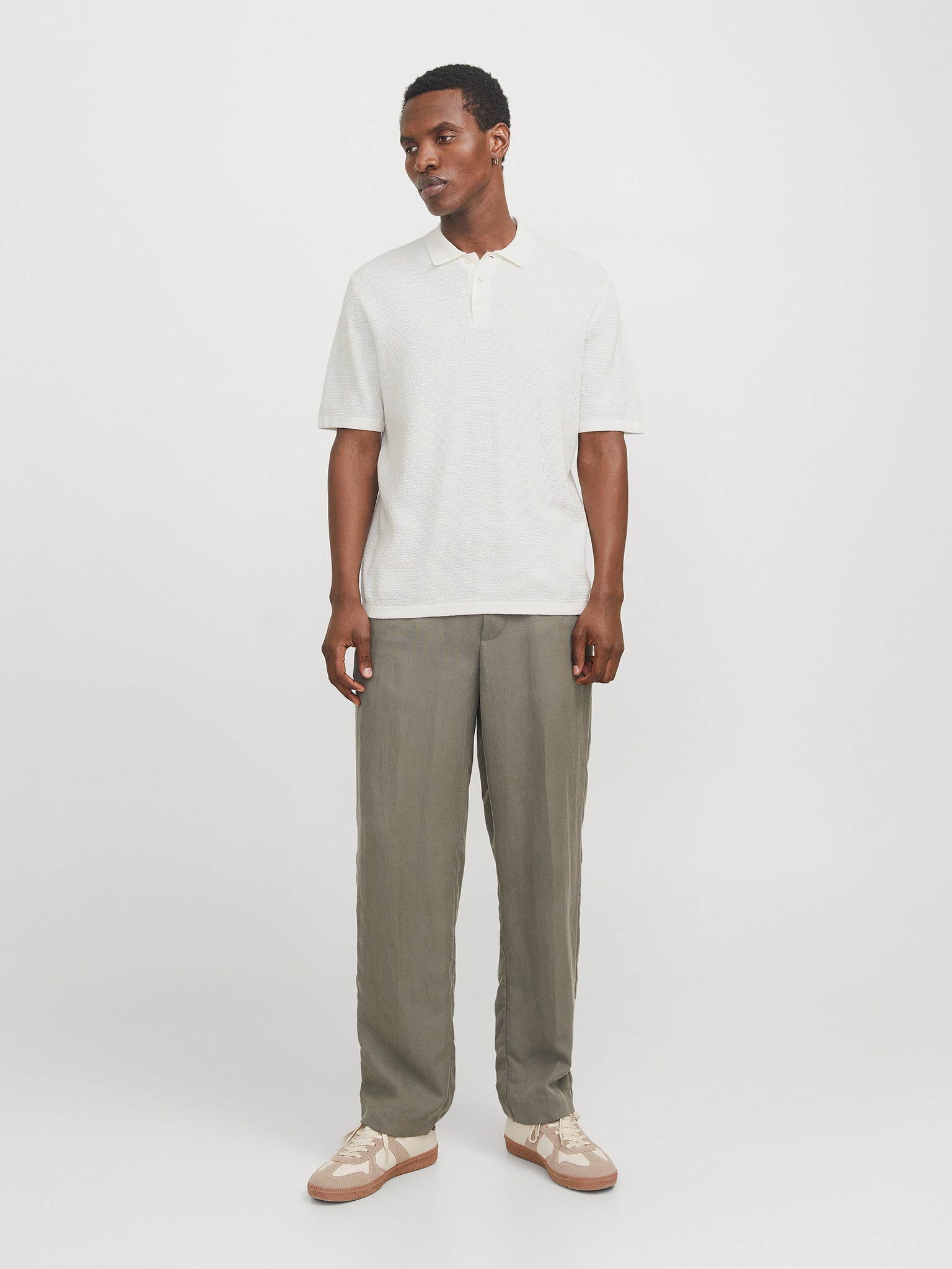 Ανδρικό polo πλεκτό JJEGEORGE KNIT POLO SS SN 12268281 | 12268281